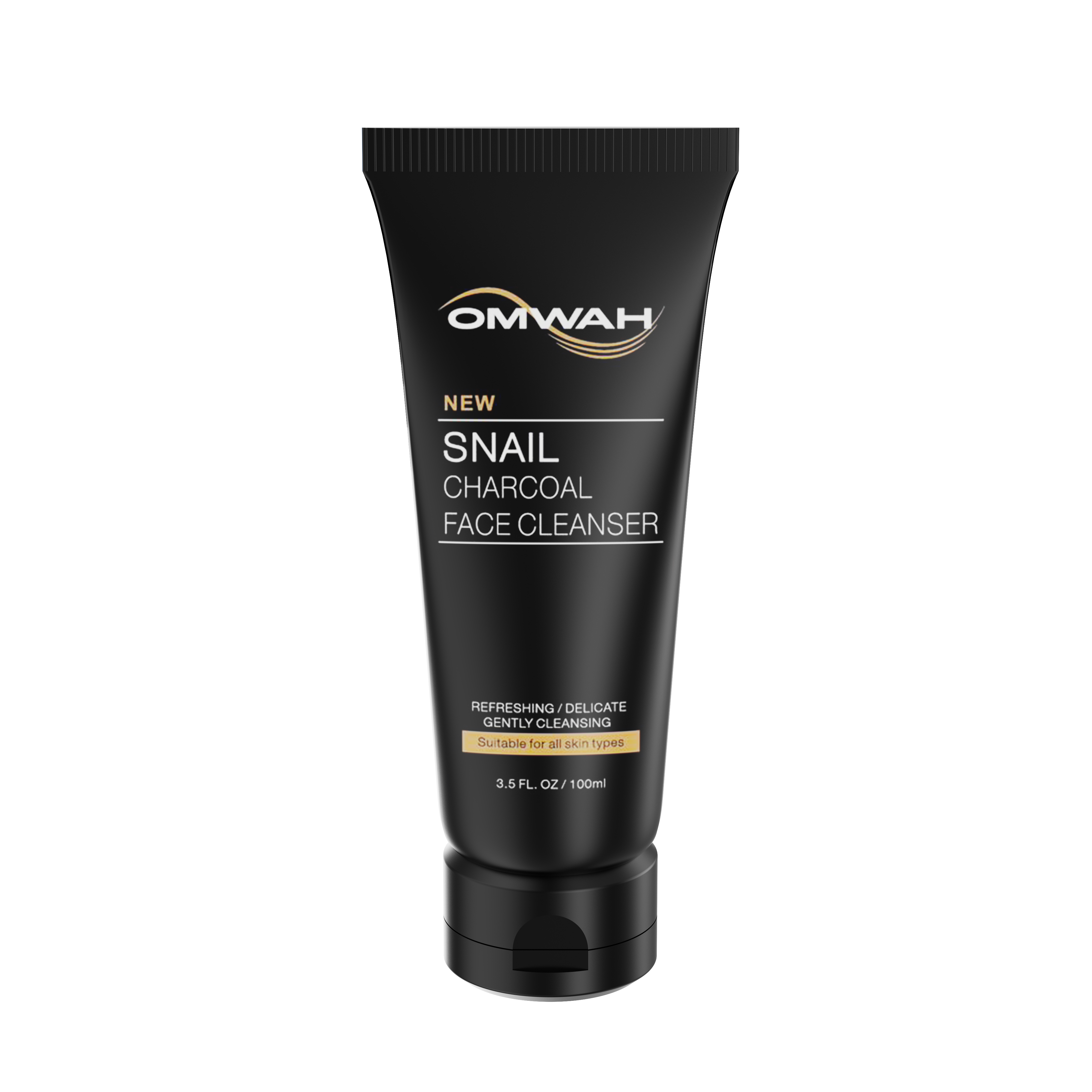 Snail Charcoal Facial Cleanser - Deep Pore Cleansing & Detoxifying for Acne-Prone Skin | Perfect for Daily Skincare Routine & Blackhead Removal
