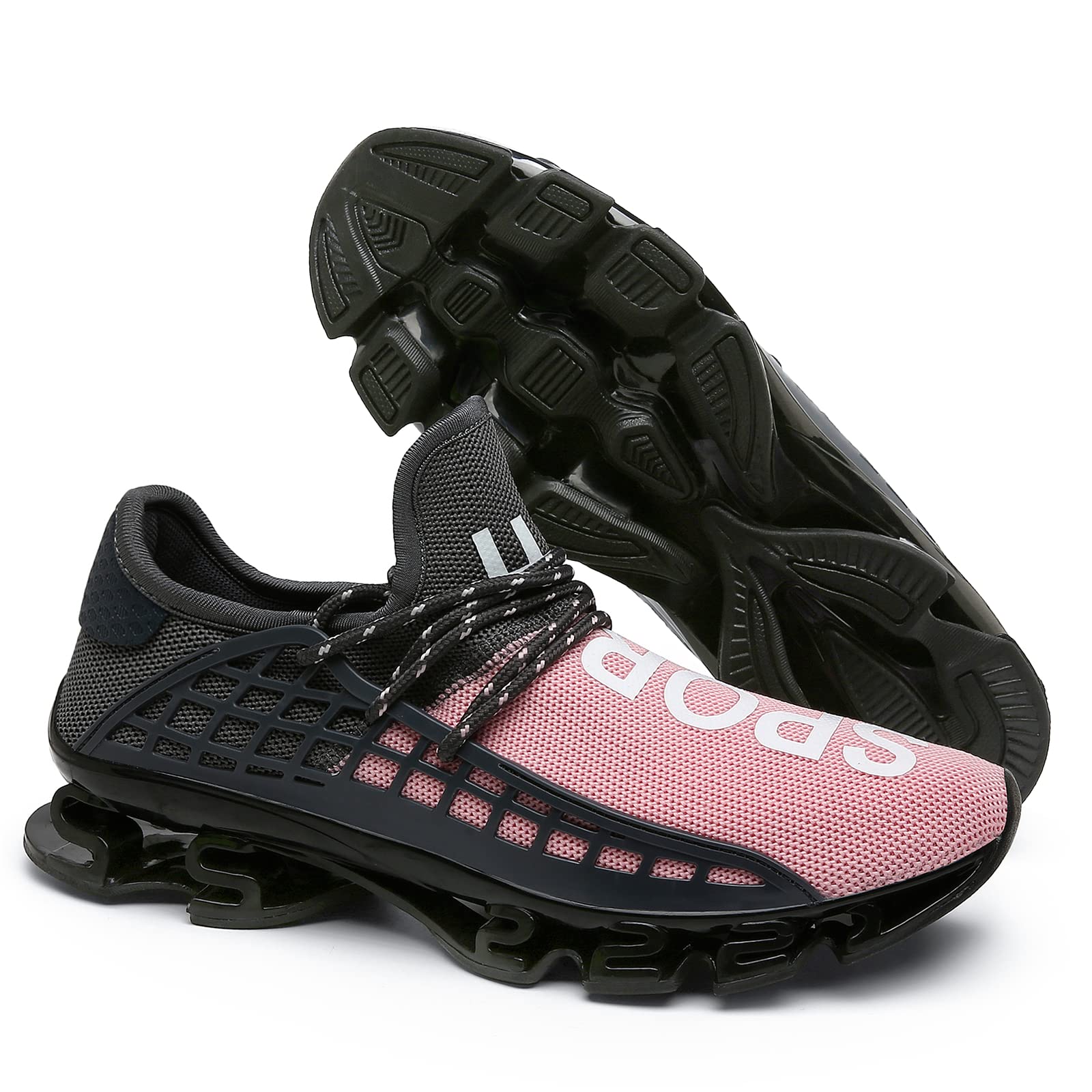 DUORO Men's Athletic Running Shoes - Non-Slip Blade Sole for Road Running, Tennis & Walking | Lightweight Sport Sneakers for Gym, Workout & Daily Wear