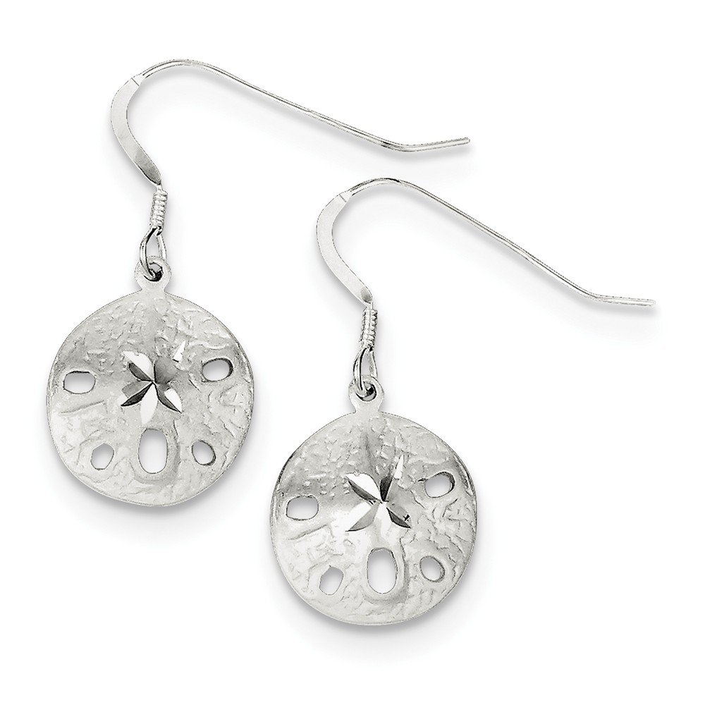 Sterling Silver Sand Dollar Earrings for Women - Dainty Beach Jewelry Gift for Her - Perfect for Summer Vacations, Beach Weddings & Boho Fashion