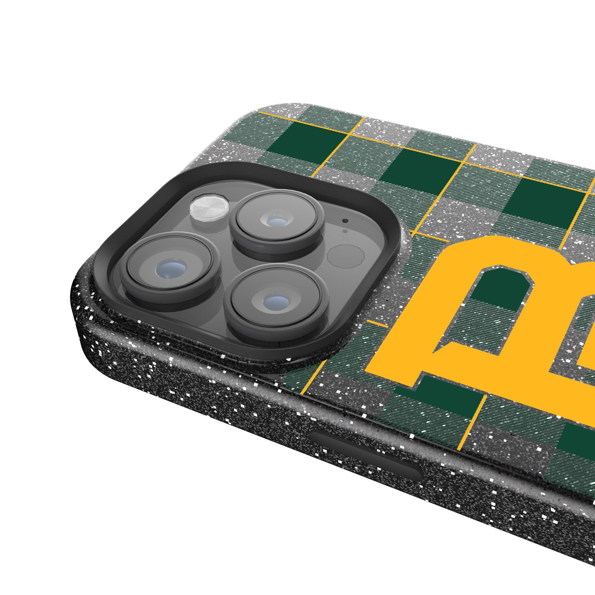 Baylor University Bears Plaid Rhinestone Phone Case - Stylish & Protective Cover for iPhone & Samsung - Perfect for Game Day & School Spirit