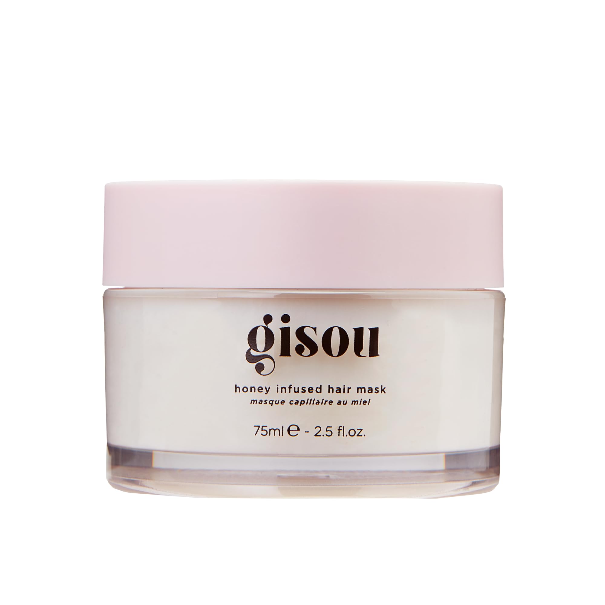 Gisou Honey Infused Hair Mask Travel Size (2.5 fl oz) - Hydrating & Repairing Treatment for Softer, Stronger, More Manageable Hair - TSA Approved Mini Hair Care - Perfect for On-The-Go, Vacation & Damaged Hair Recovery