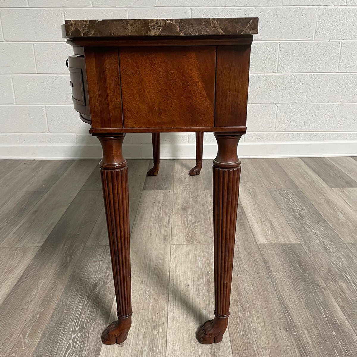 Elegant Stone Top Console Table - Entryway, Living Room, or Hallway Decor - Durable & Stylish Home Furniture for Modern Interiors