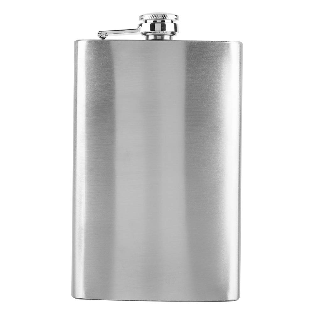 Premium 10oz Stainless Steel Alcohol Flask - Leakproof Pocket Whiskey Liquor Bottle for Travel, Camping, Office & Outdoor Adventures