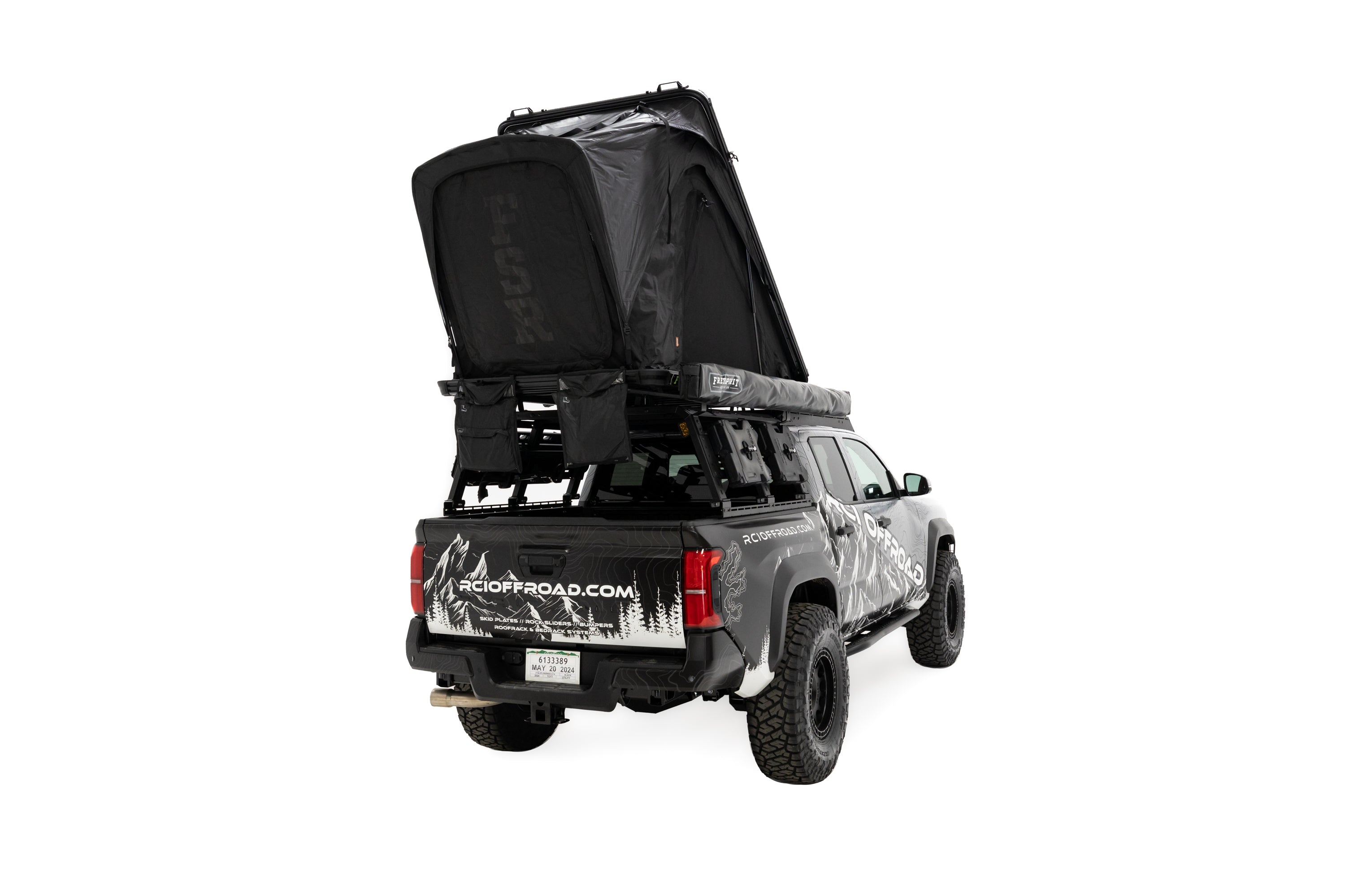 Freespirit Recreation Aspen V2 Standard Rooftop Tent - Lightweight & Durable Roof Top Camping Tent for SUV, Truck & Off-Road Vehicles - Perfect for Outdoor Adventures, Camping & Road Trips