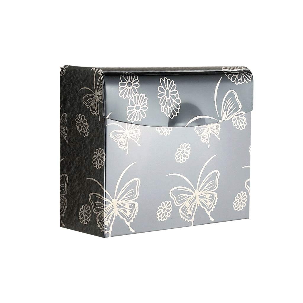 Commercial Paper Towel Dispenser - Heavy Duty Wall Mounted Hand & Bathroom Tissue Dispenser for Restaurants, Offices & Public Restrooms (Color: Dark Gray)