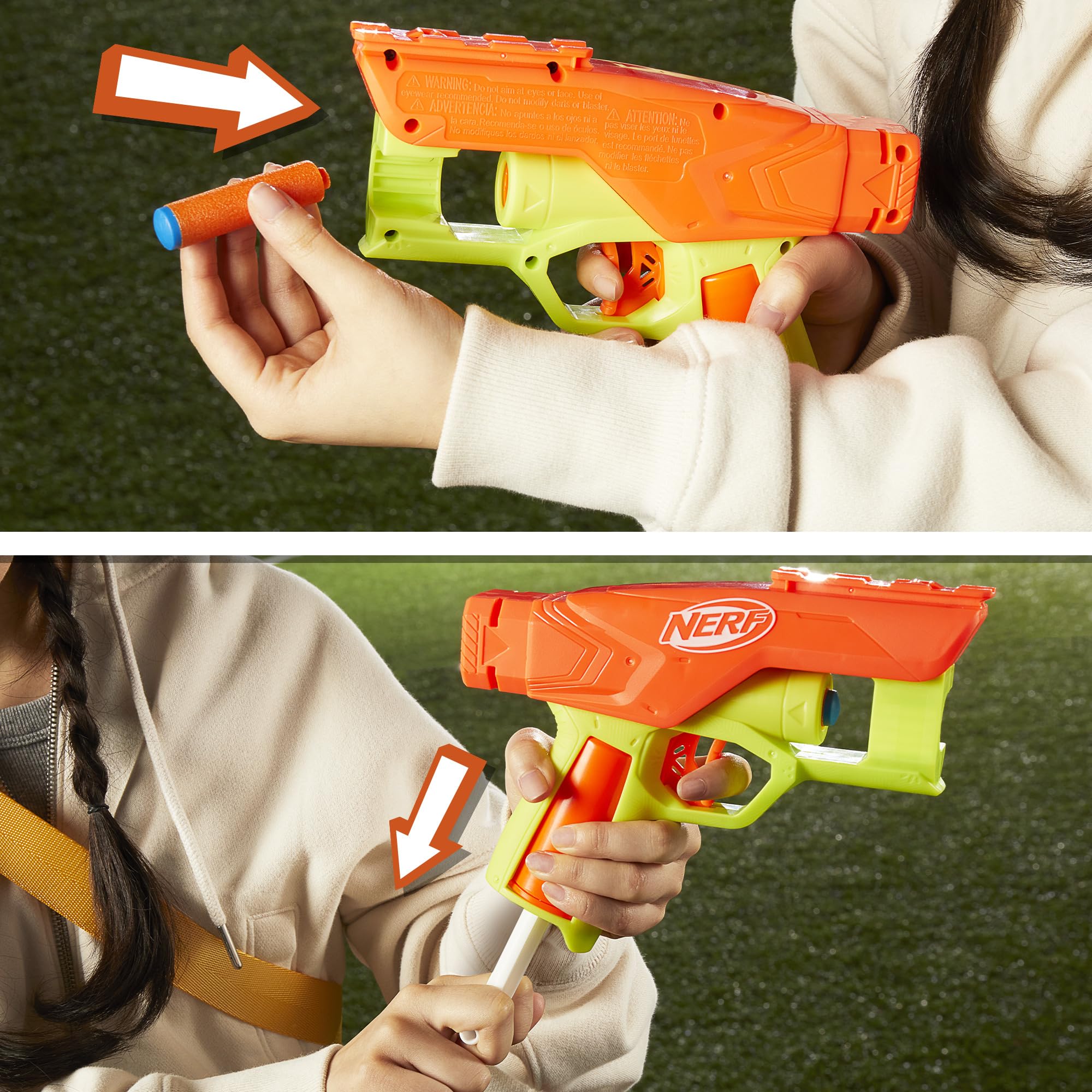 NERF N Series Gear Up Pack - 3X Blasters with 18 N1 Darts | Compatible with N Series Blasters Only | Perfect Gift for Kids Ages 8+ | Outdoor & Backyard Games | Birthday Party & Team Play Fun