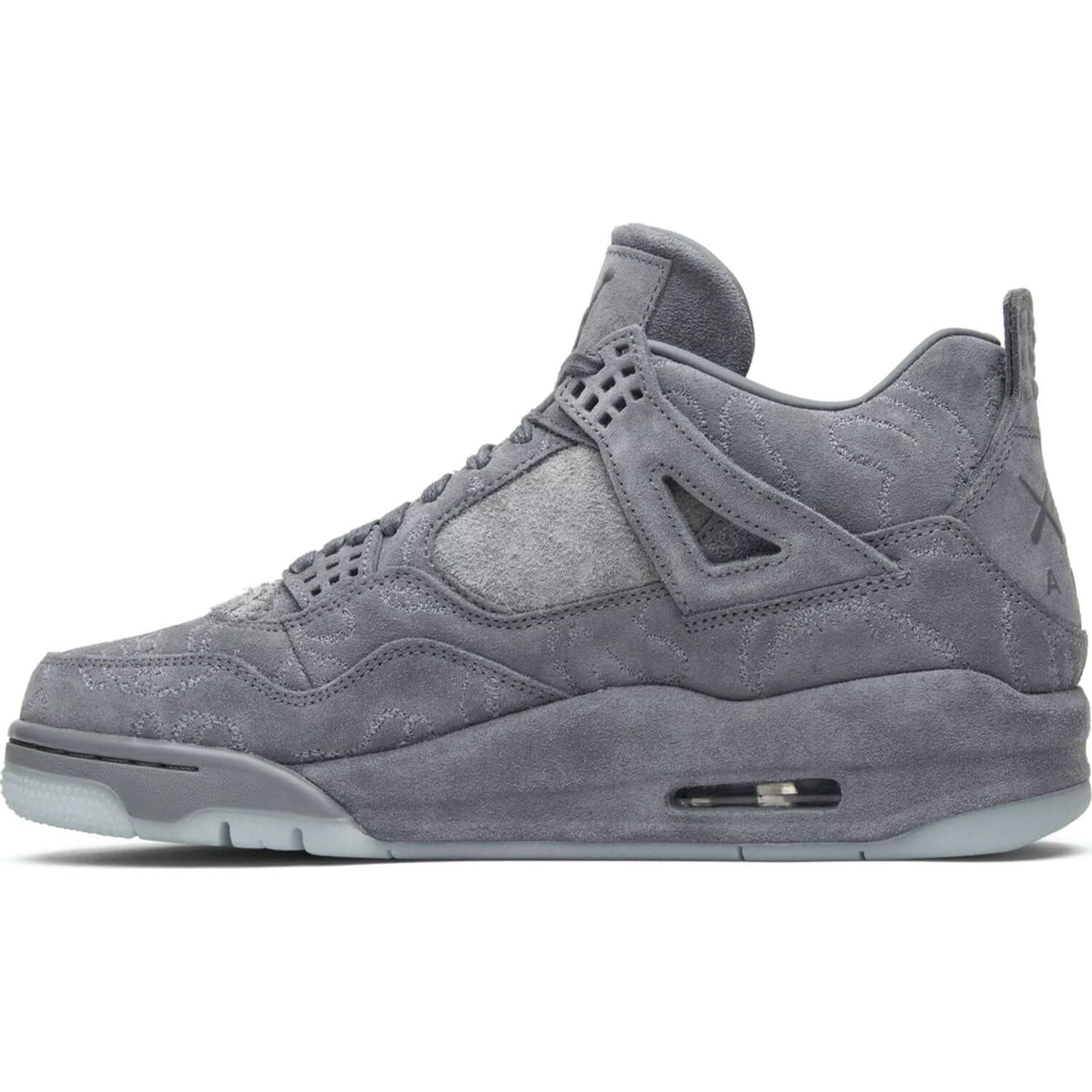 KAWS x Air Jordan 4 Retro 'Cool Grey' Sneakers - Limited Edition Collaboration Shoes for Men & Women - Perfect for Streetwear Fashion & Sneaker Collectors
