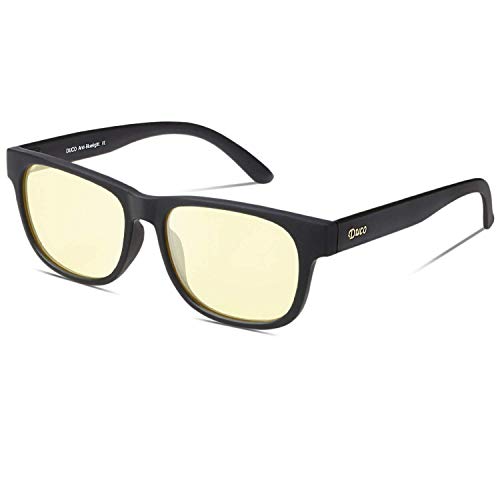 2142 Black Frame Amber Lens