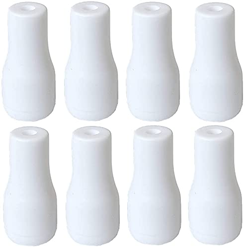 20pcs White Plastic Window Blind Cord Knobs - Decorative Cord Tassel Drops for Roman Shades, Curtains & Crafts - Perfect for Home Decor & DIY Projects