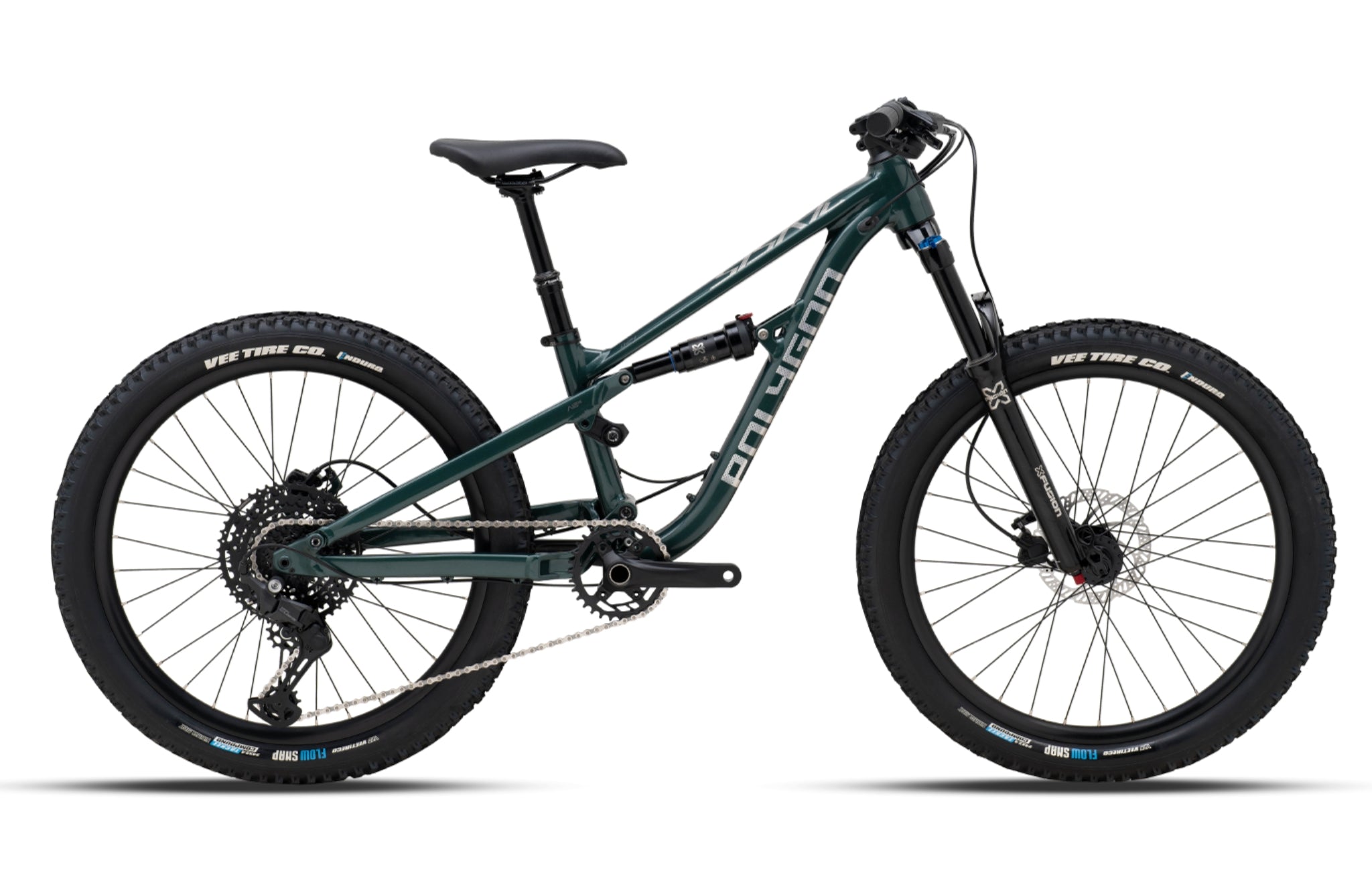 Polygon Siskiu D24 EVO Kids Mountain Bike - 24 Inch Wheels, Lightweight Aluminum Frame, 21-Speed Gears - Perfect for Trail Riding, Off-Road Adventures & Outdoor Family Fun