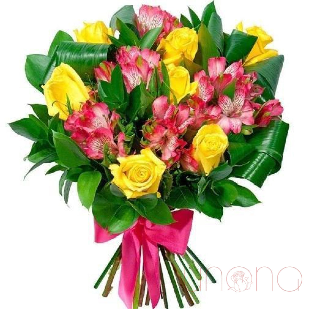 Sweet Inspiration Bouquet - Fresh Flower Arrangement for Birthdays, Anniversaries & Romantic Gifts | Perfect for Weddings, Home Decor & Special Occasions