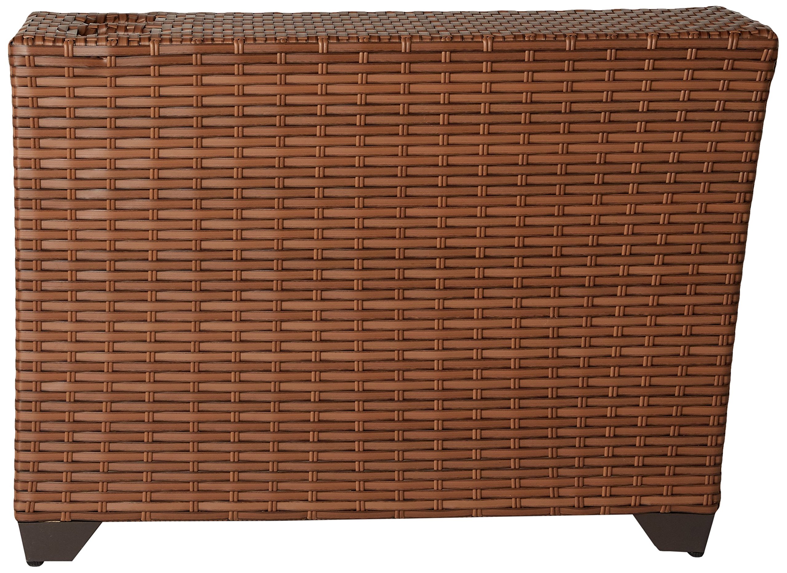 TK Classics Laguna Cup Table in Caramel - Stylish Side Table for Living Room, Bedroom, or Patio Decor