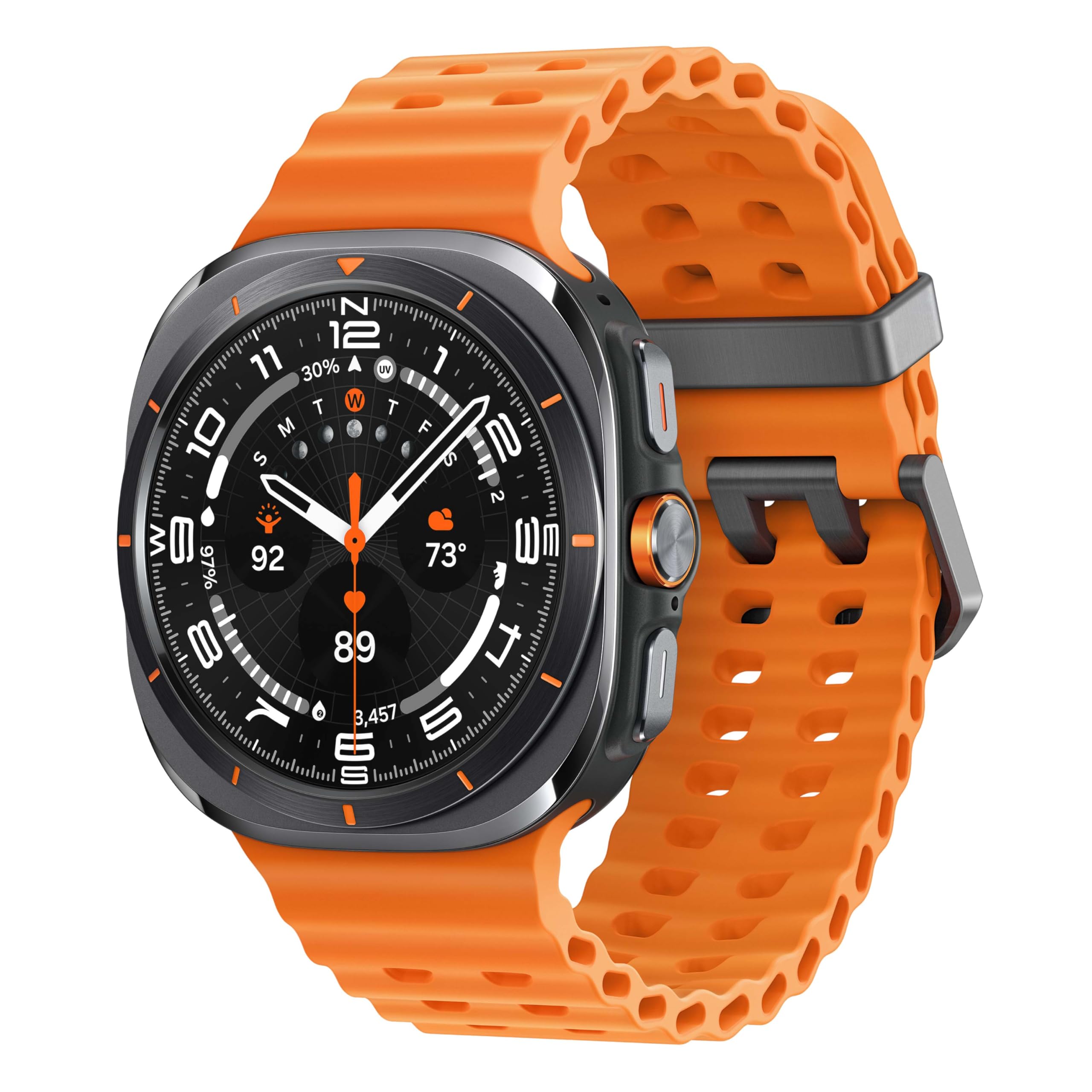 SAMSUNG Galaxy Watch Ultra 47mm LTE Smartwatch - Titanium Gray (Renewed) | AI Fitness Tracker with Heart Rate Monitor, Sleep Tracking, GPS & Wellness Tips | Perfect for Running, Workouts & Daily Health Monitoring
