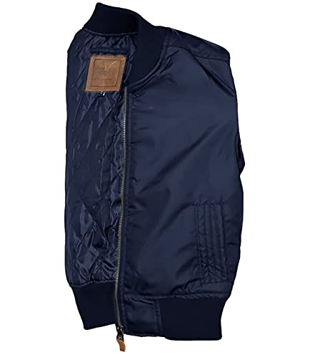 Top Gun Official MA-1 Bomber Jacket - Military Style Flight Jacket for Men & Women | Perfect for Halloween Costumes, Movie Cosplay & Aviation Enthusiasts