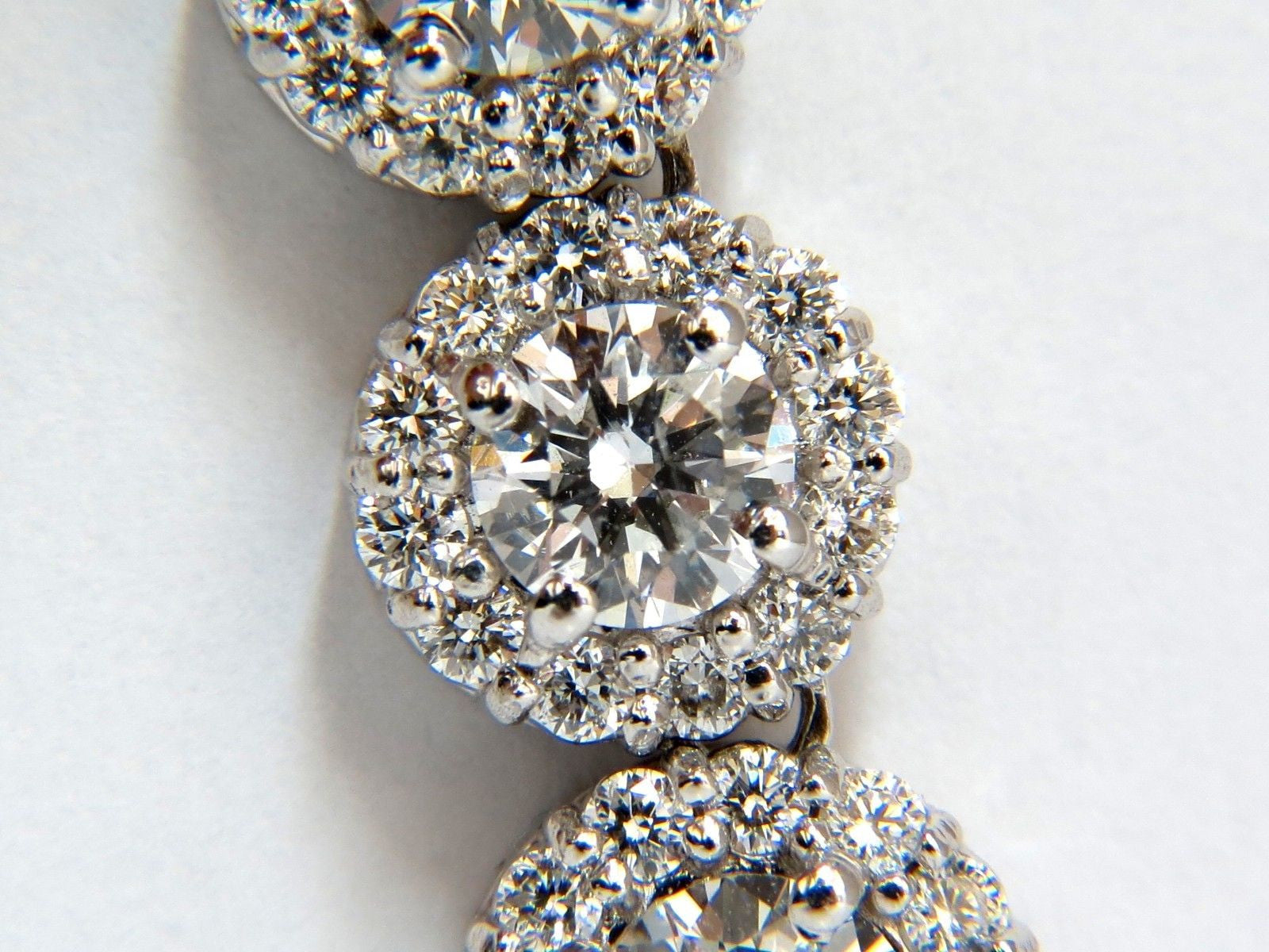 9.50CT Natural Diamonds Necklace - Cluster Halo Pendant for Women, Elegant Jewelry Gift for Wedding, Anniversary & Special Occasions