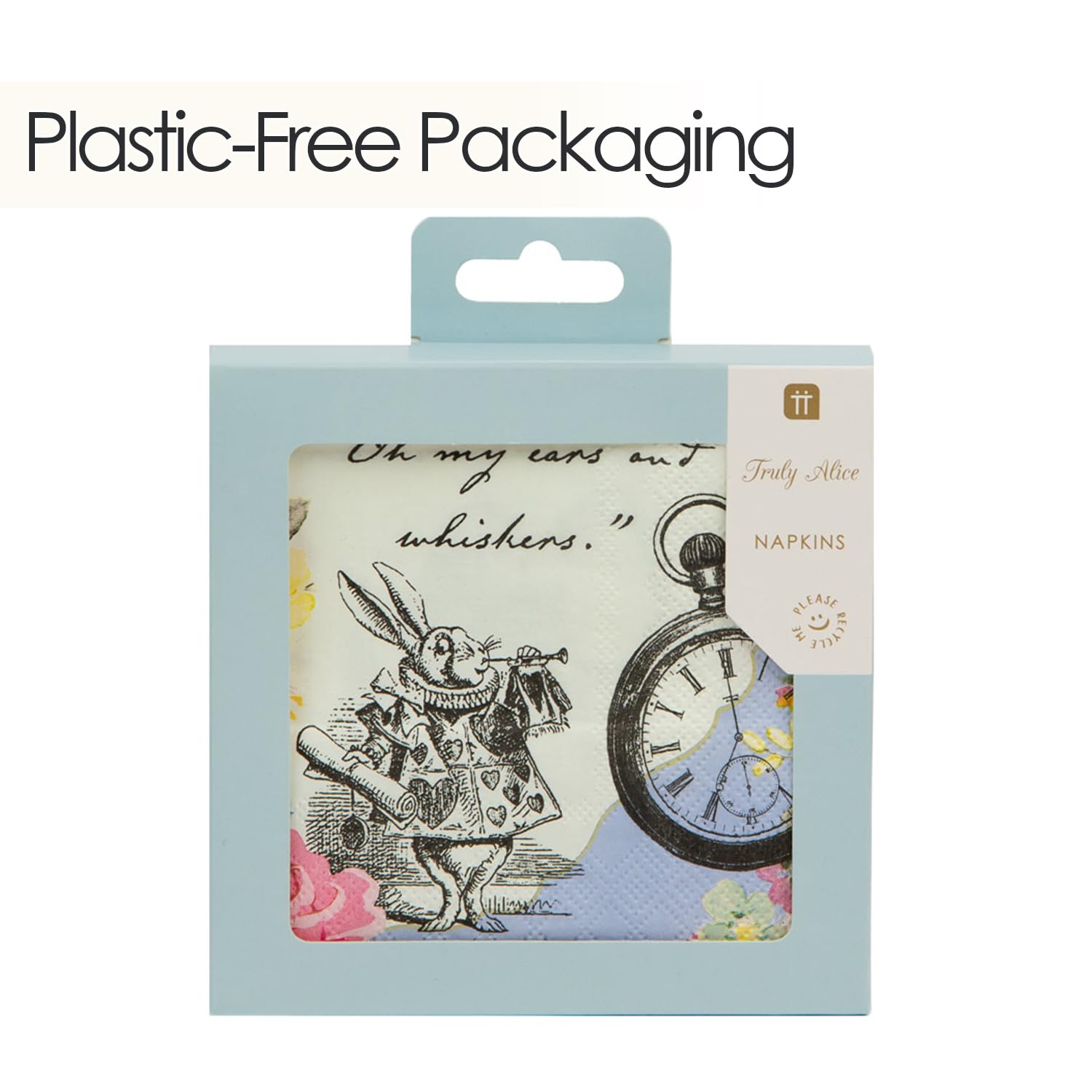 Talking Tables Alice in Wonderland Party Decorations - Whimsical Tea Party Supplies for Birthday & Baby Shower Decor