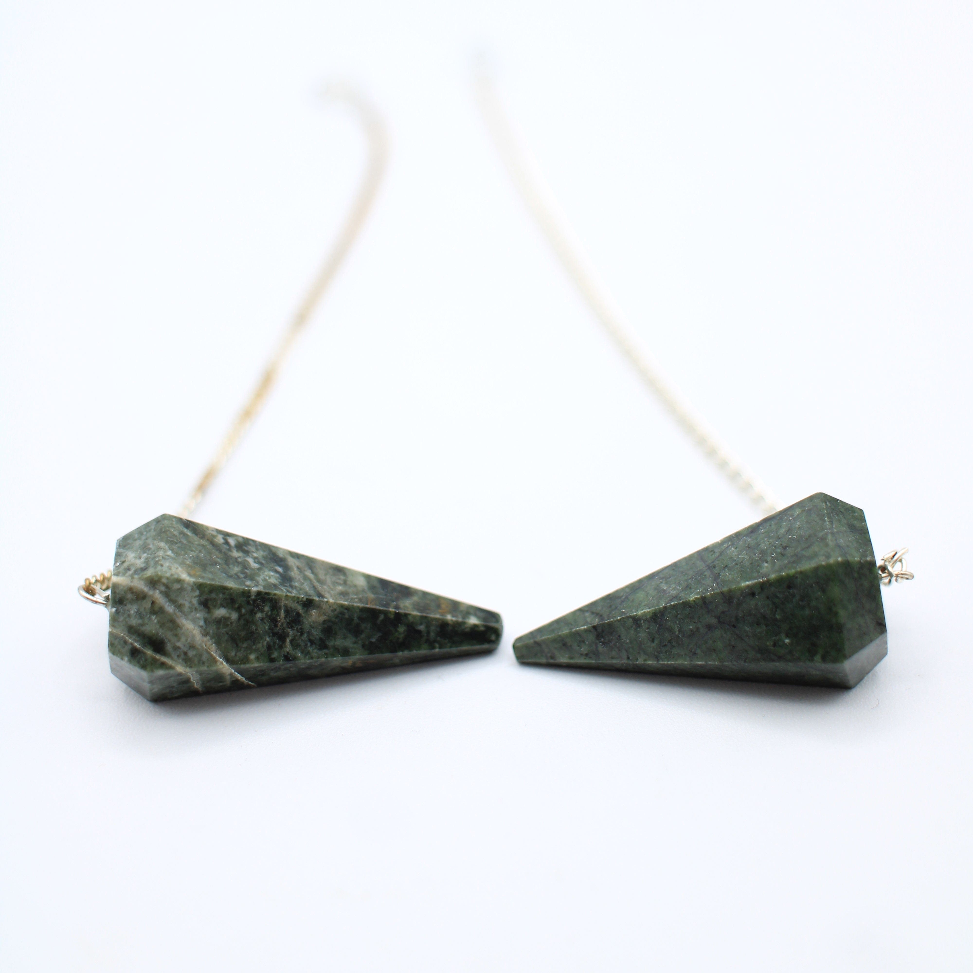 Authentic Canadian Bubble Jade Pendulums for Healing, Meditation & Energy Work – Perfect for Reiki, Chakra Balancing & Spiritual Practices