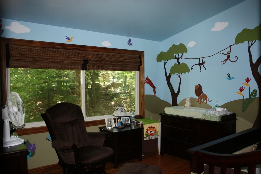 Monkey Stencil Set for Wall Painting - Reusable Classroom Decor, Kids Art Projects & DIY Nursery Wall Designs
