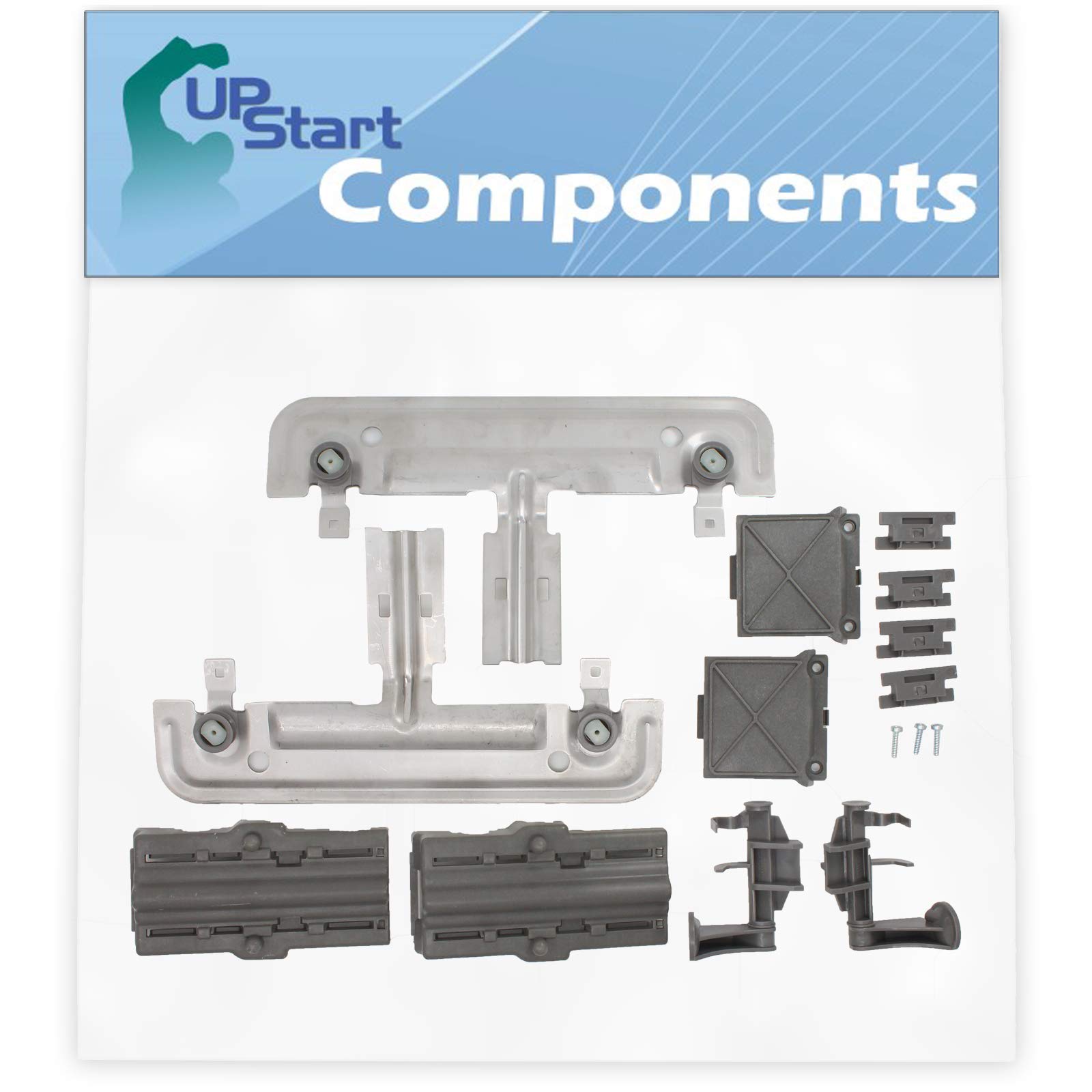 Maytag JDB3600AWS1 Dishwasher Rack Adjuster Kit Replacement - W10712394 Compatible - UpStart Components - Perfect for Kitchen Appliance Repair & Maintenance