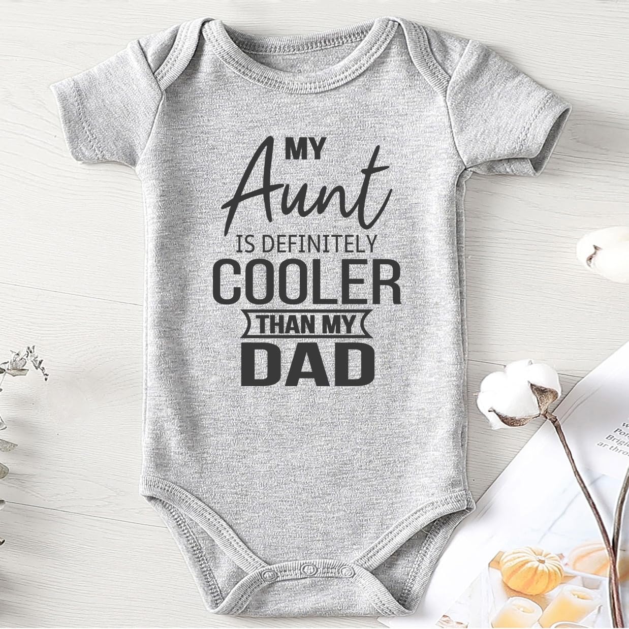 Funny Unisex Baby Bodysuits for Boys & Girls - Cute & Comfortable Infant Clothes for Playtime, Family Photos & Everyday Wear