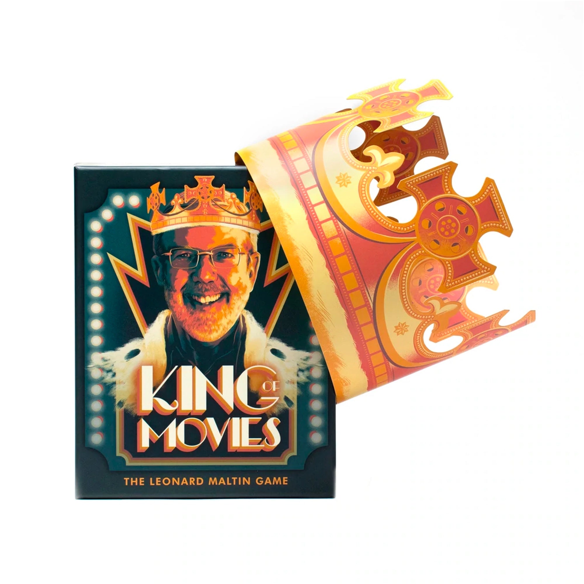 Leonard Maltin Movie Trivia Game - Fun Family Board Game for Movie Lovers | Perfect for Game Nights, Parties & Film Enthusiasts