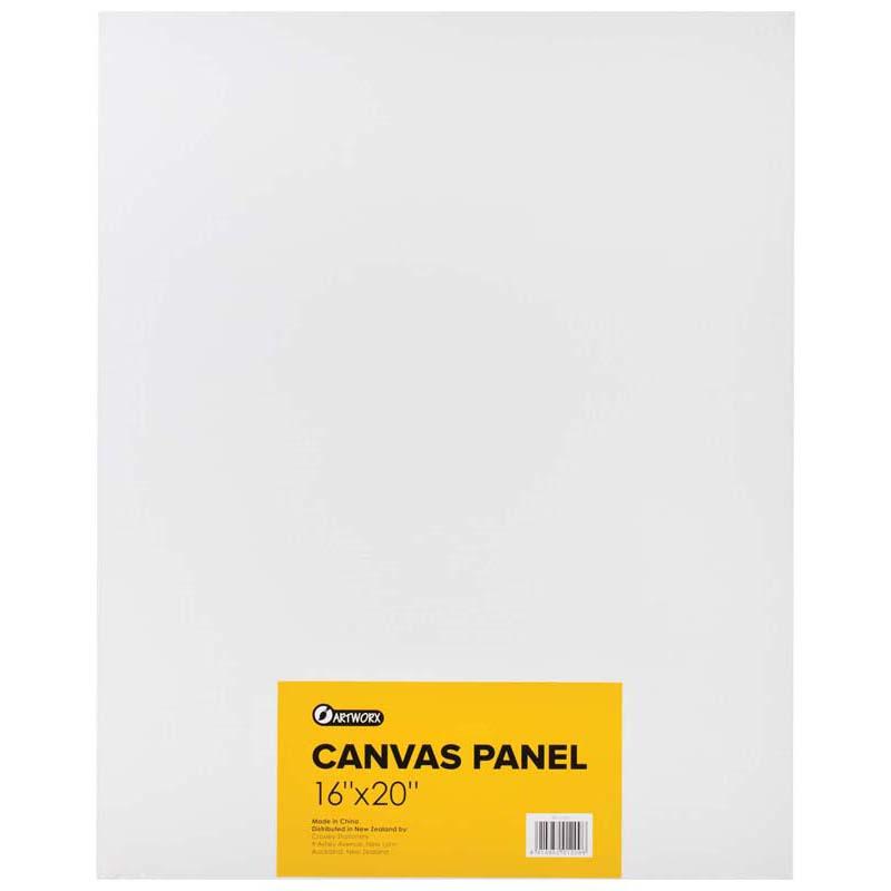 Artworx Premium Stretched Canvas 16x20 Inches - Professional Blank Cotton Canvas for Oil & Acrylic Painting - Perfect for Artists, Students & DIY Home Decor