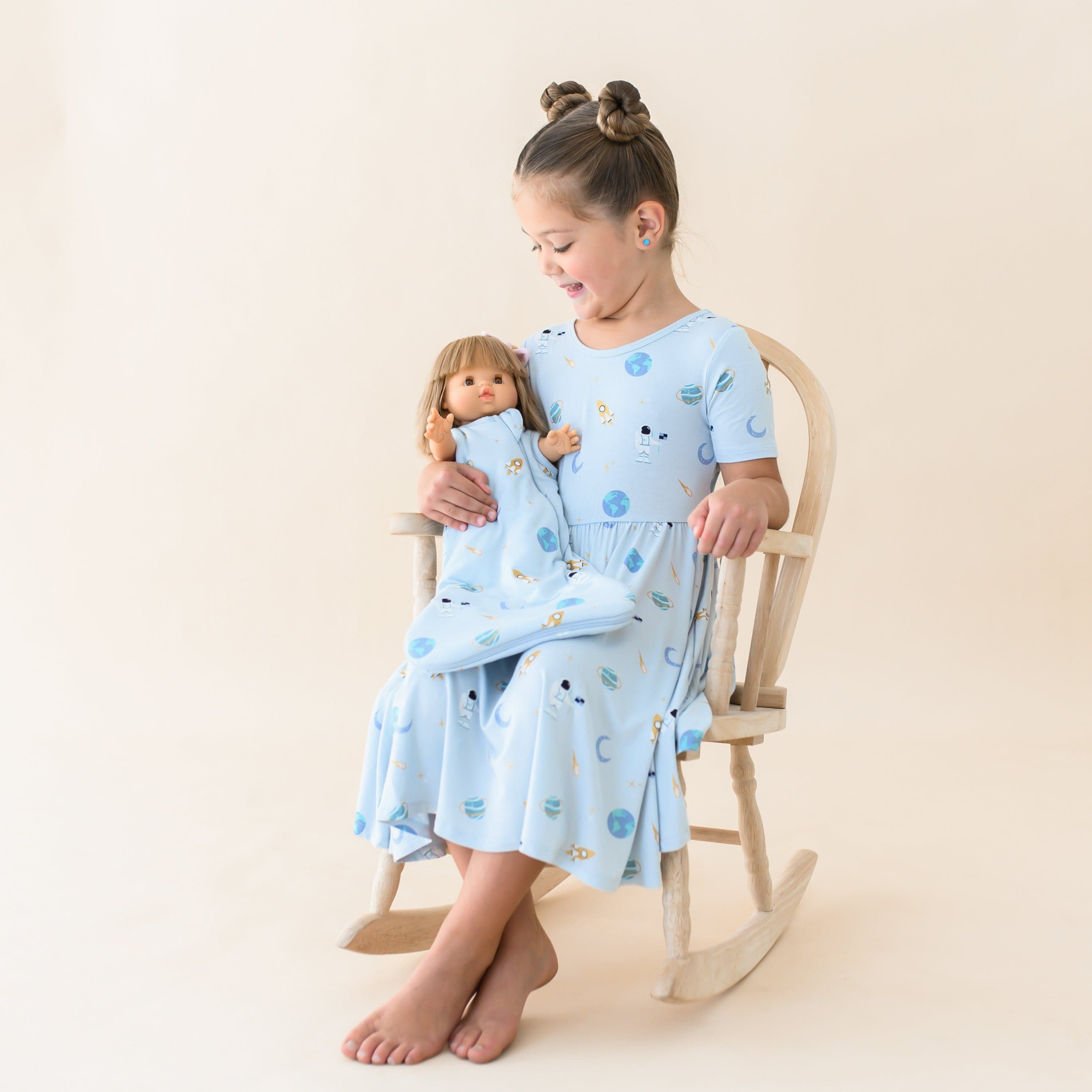 Baby Doll Sleep Bag in Ice Space - Soft & Comfortable Sleeping Sack for Infants & Toddlers - Perfect for Nursery, Daycare & Travel
