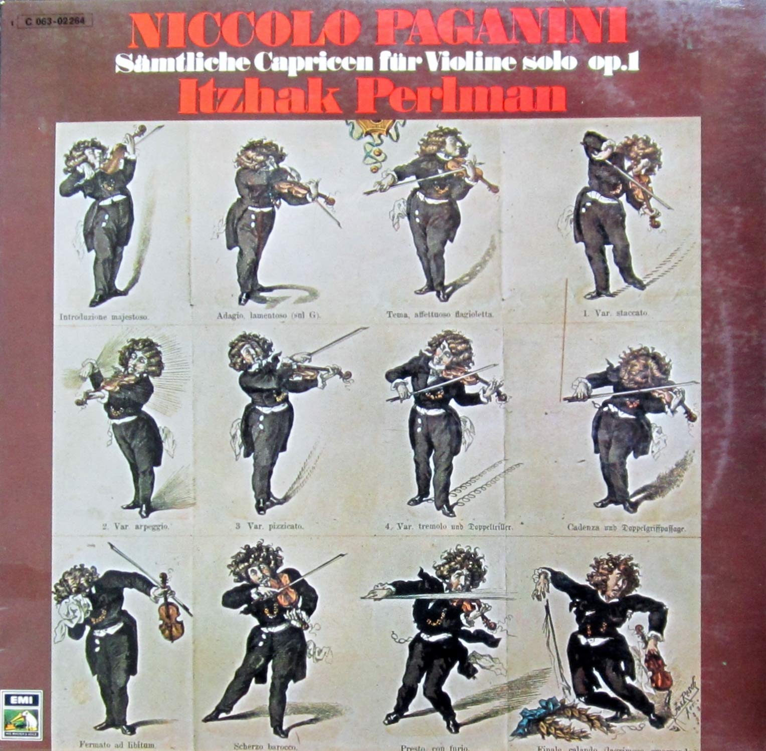 Itzhak Perlman - Complete Caprices for Solo Violin Op. 1 - Stereo Recording - Perfect for Violin Practice & Classical Music Lovers