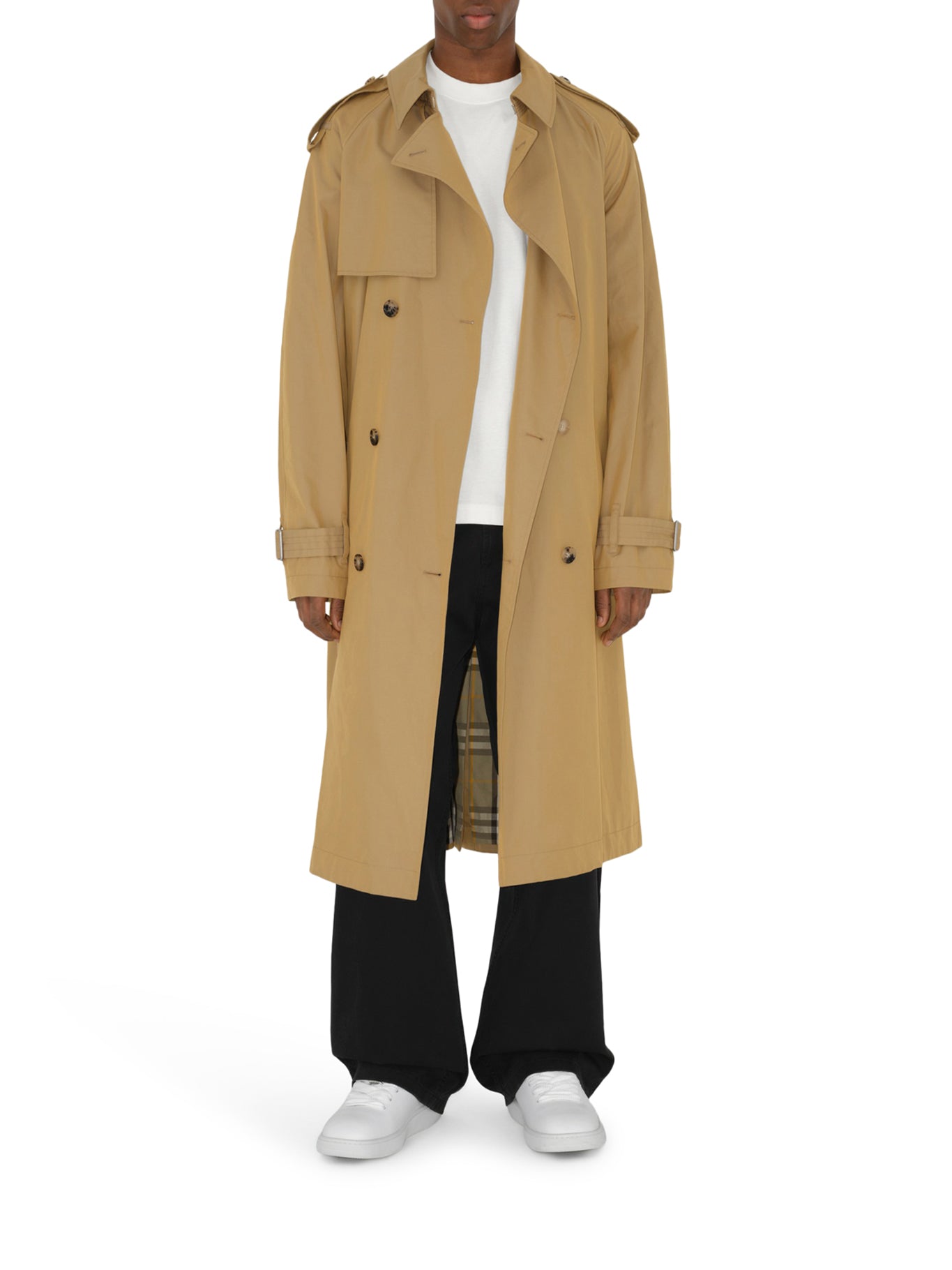 Stylish Long Cotton Gabardine Trench Coat for Women & Men | Classic Water-Resistant Outerwear for Fall & Winter | Perfect for Office, Travel & Casual Wear