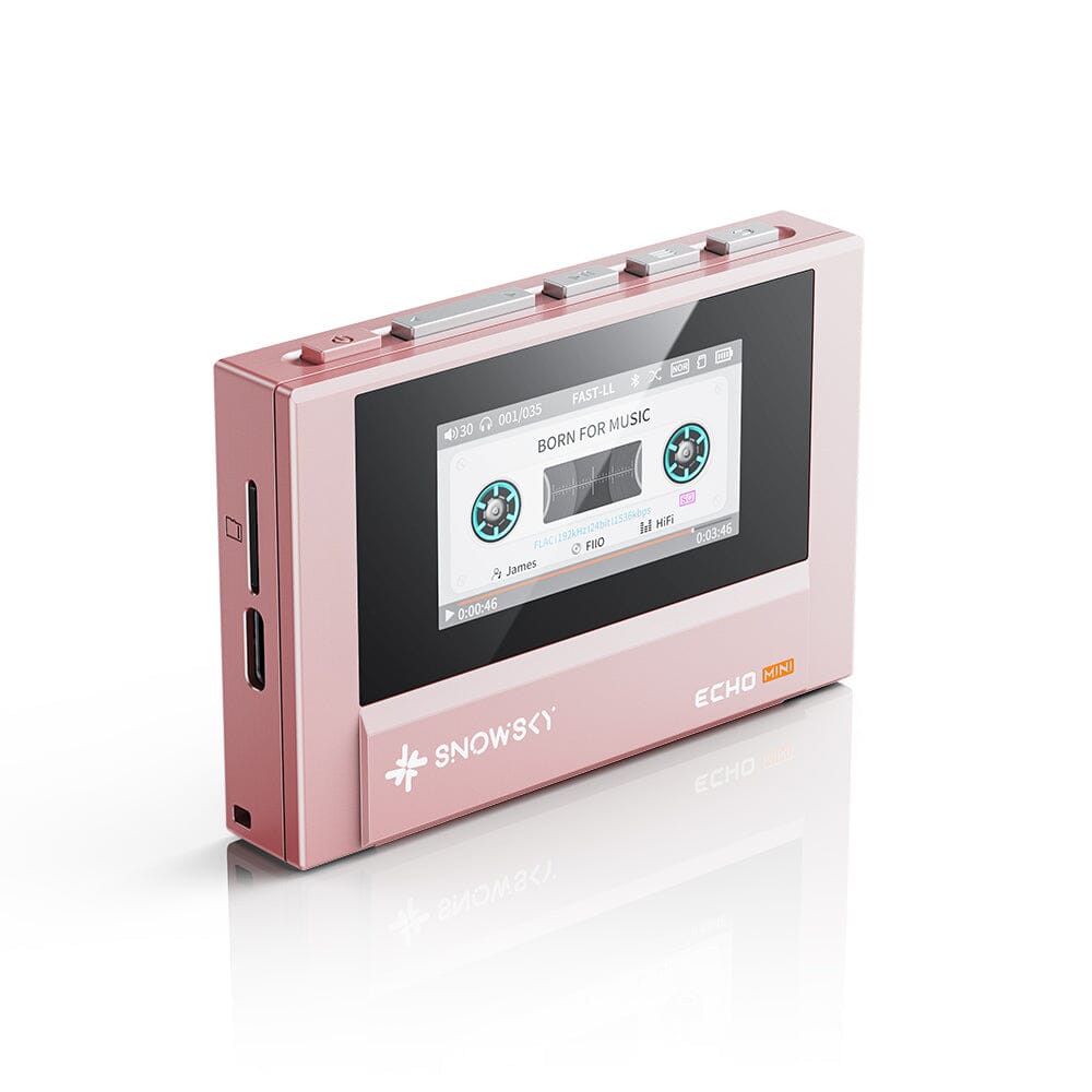 FiiO SNOWSKY Echo Mini Portable HiFi MP3 Music Player with Bluetooth 5.0 - Perfect for Travel, Gym & Outdoor Activities
