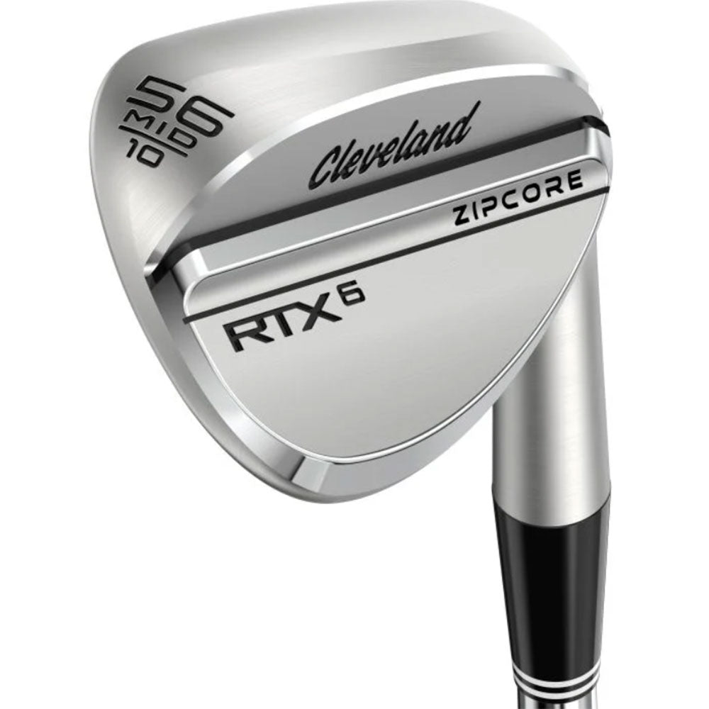Cleveland RTX6 ZipCore Tour Satin Left Handed Men's Golf Wedge - Premium Steel Wedge for Short Game Precision | Perfect for Approach Shots, Chipping & Bunker Play