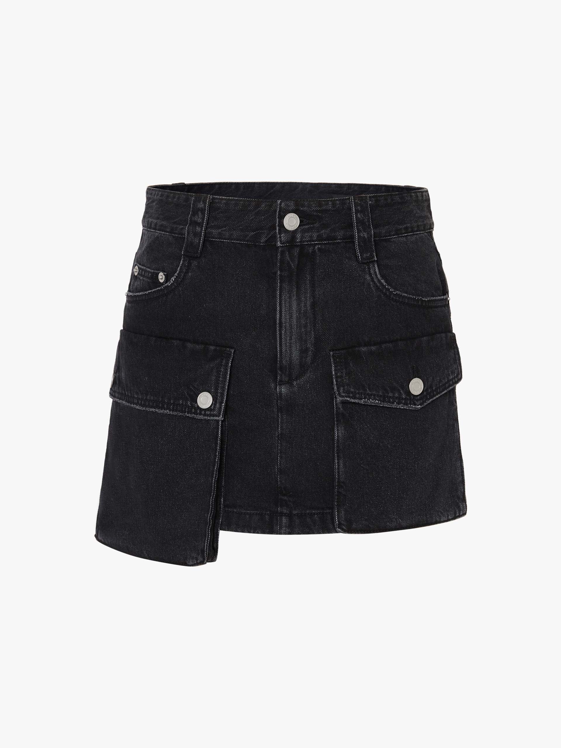 Stylish Cargo Pocket Mini Skirt for Women - Trendy Utility Skirt with Functional Pockets - Perfect for Casual Outfits, Streetwear & Outdoor Adventures