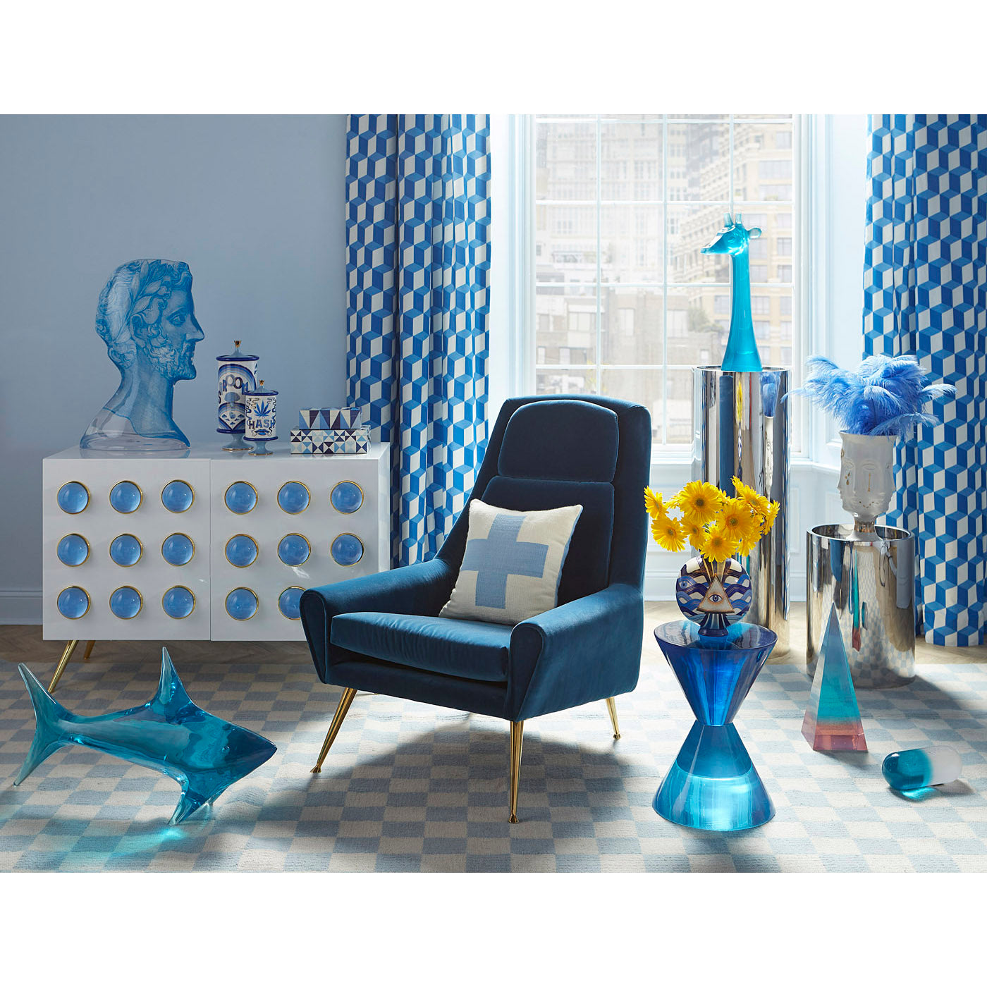 Alphaville Pedestal Stand - Modern Display Base for Home Decor, Retail Merchandising & Office Organization | Durable & Stylish Accent Piece