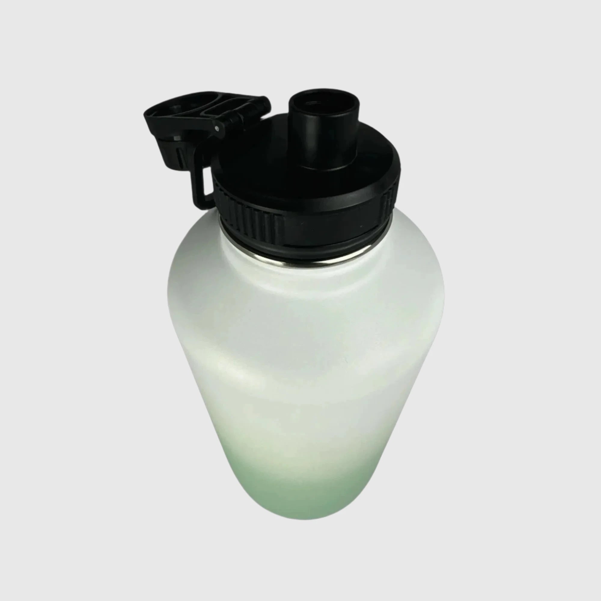 Pastel Green Insulated Stainless Steel Water Bottle 64oz (1.9L) - Leakproof & Sweatproof for Gym, Hiking, Camping & Outdoor Activities