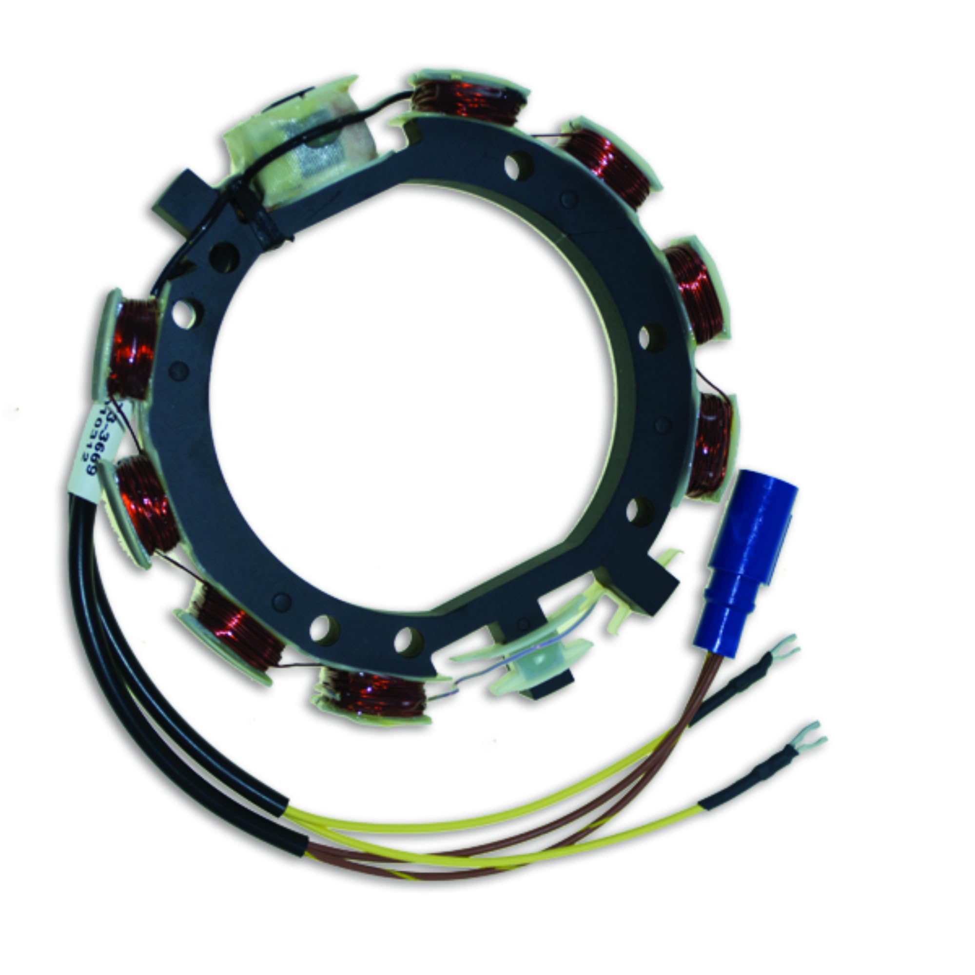 CDI Electronics 173-3669 Stator 4-Cylinder 9 Amp Replacement Part for Johnson Evinrude Outboard Motors - Perfect for Marine Engine Repair & Boat Maintenance