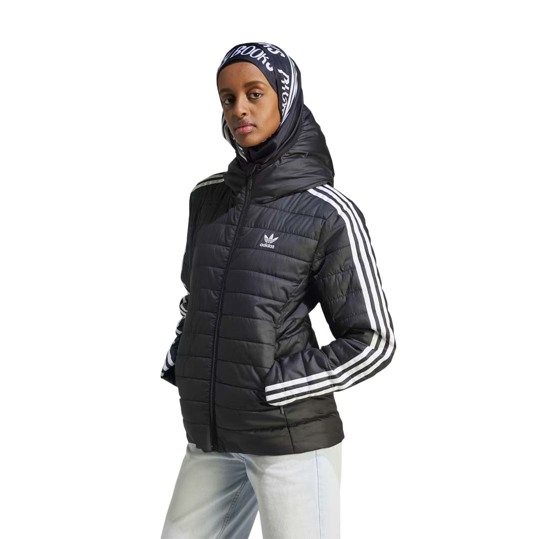 adidas Women's Adicolor Slim Jacket (II8464) - Lightweight Water-Resistant Windbreaker for Running, Hiking & Outdoor Activities