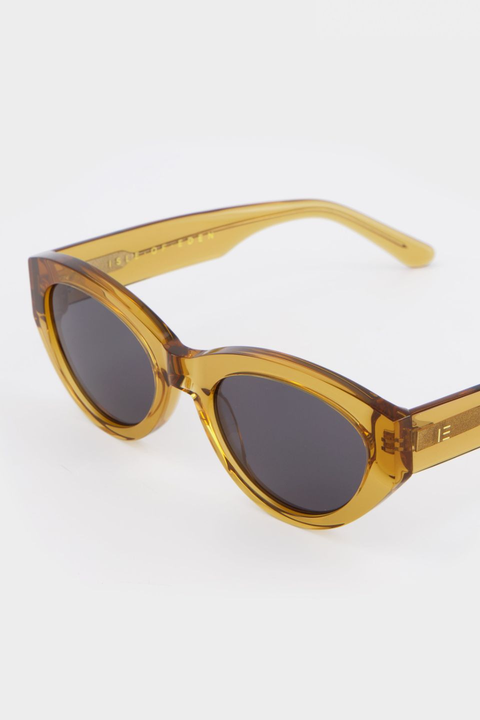 Felina Cognac Sunglasses for Women - Polarized UV Protection - Stylish Vintage Round Frame - Perfect for Beach, Driving & Outdoor Activities