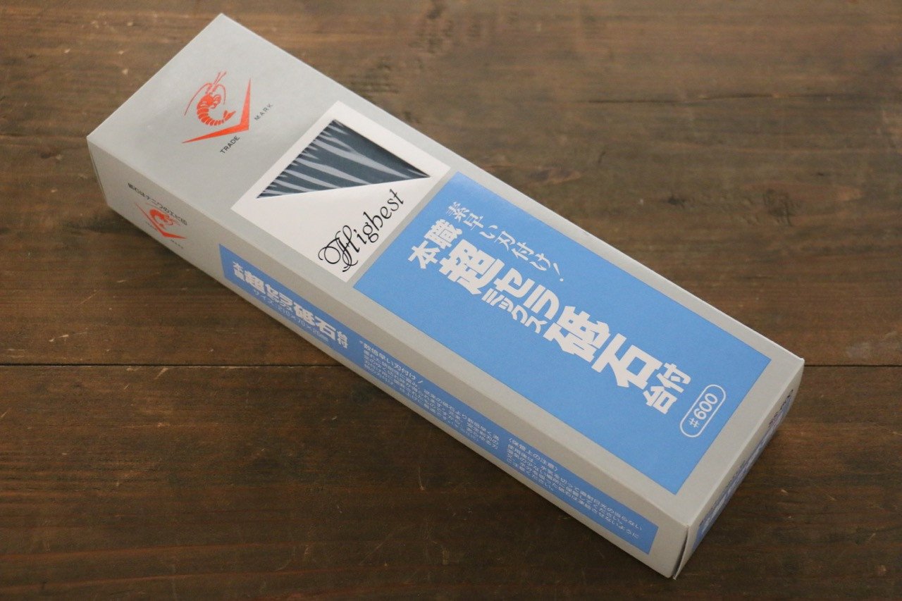 Naniwa Ceramic Chosera #600 Grit Sharpening Stone with Non-Slip Plastic Base - Perfect for Kitchen Knives, Hunting Tools & Woodworking Equipment