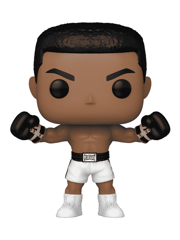 Funko Pop! Vinyl Figure: Muhammad Ali with Arms Raised - Boxing Legend Collectible - Perfect for Sports Fans & Pop Culture Collectors - Home Office Decor & Gift Idea