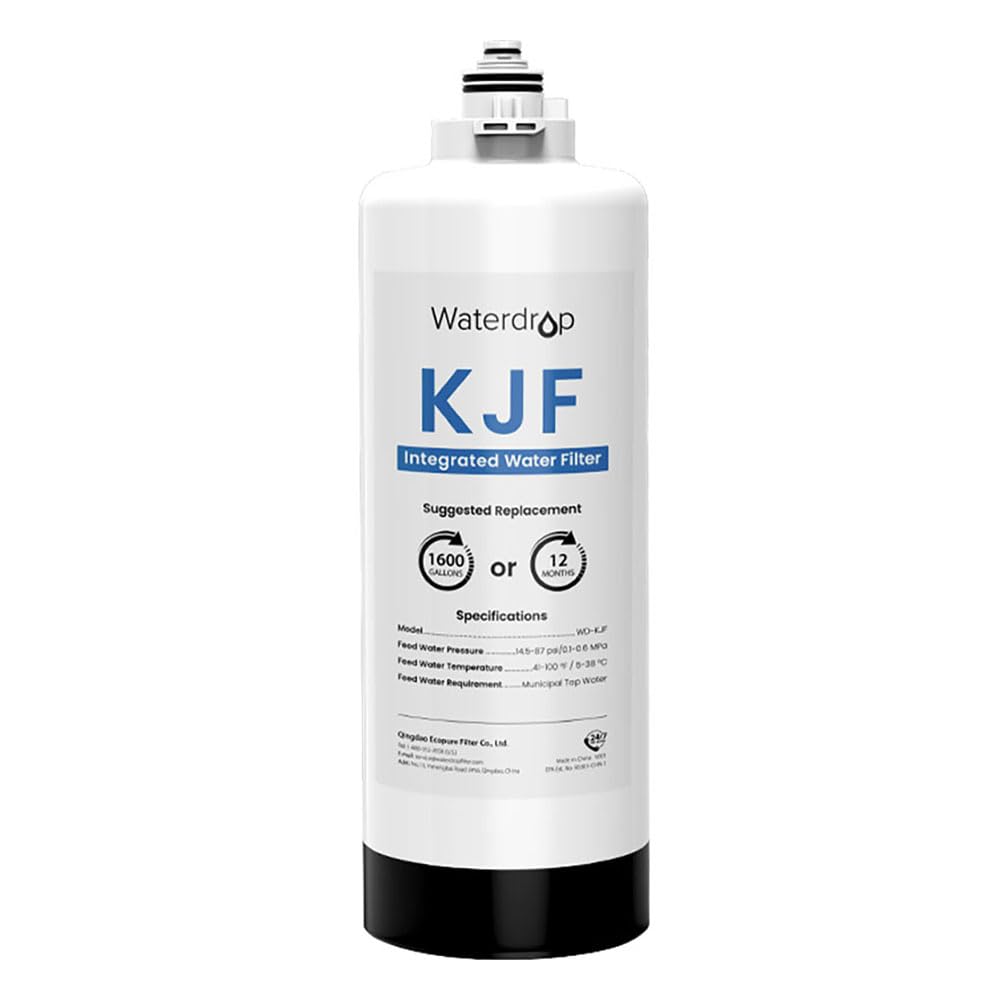 Waterdrop WD-KJF Replacement Filter for WD-KJ600 Reverse Osmosis Instant Hot Water Dispenser System - 12 Month Lifespan - Perfect for Kitchen, Office & Home Use