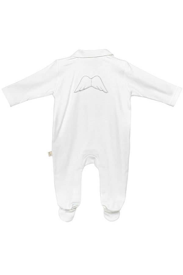 Angel Wing Cotton Baby Sleepsuit - Soft & Breathable Infant Pajamas for Newborns & Toddlers - Perfect for Bedtime, Naptime & Comfortable Sleepwear