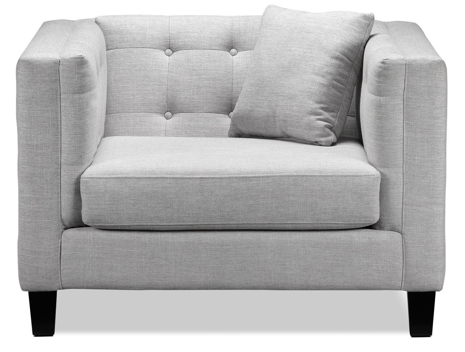 Astin Chair and a Half - Oversized Grey Accent Chair for Living Room, Perfect for Reading Nook, Lounge or Bedroom Sitting Area