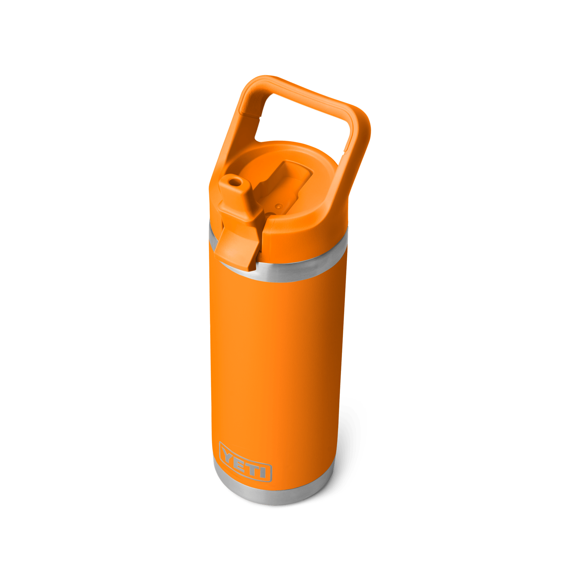 Rambler® 18 oz Insulated Stainless Steel Water Bottle with Straw Lid - King Crab Orange | Leakproof & Durable for Hiking, Gym & Outdoor Adventures