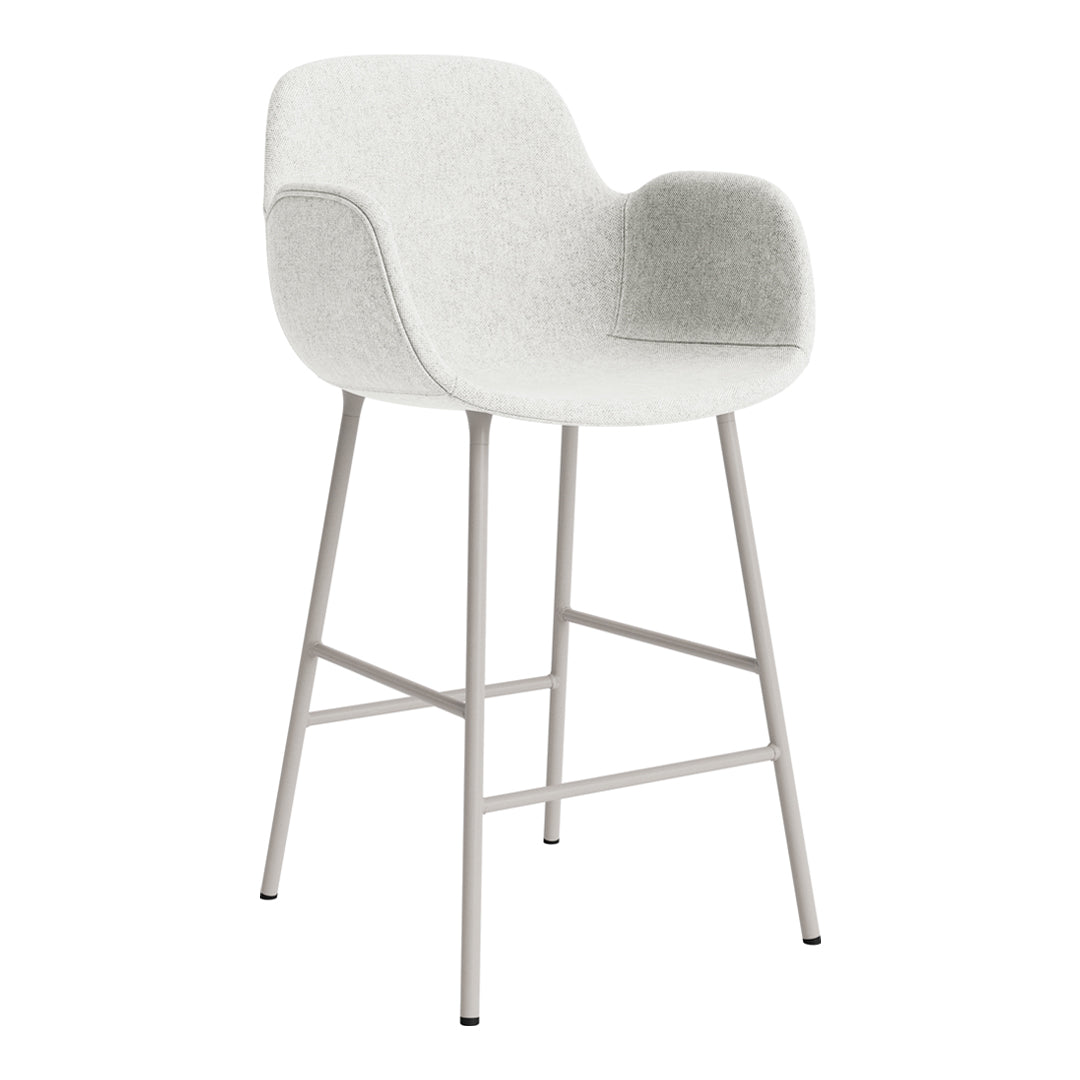 Stylish Fully Upholstered Form Counter Armchair - Perfect for Kitchen Islands, Breakfast Bars & Home Dining Areas