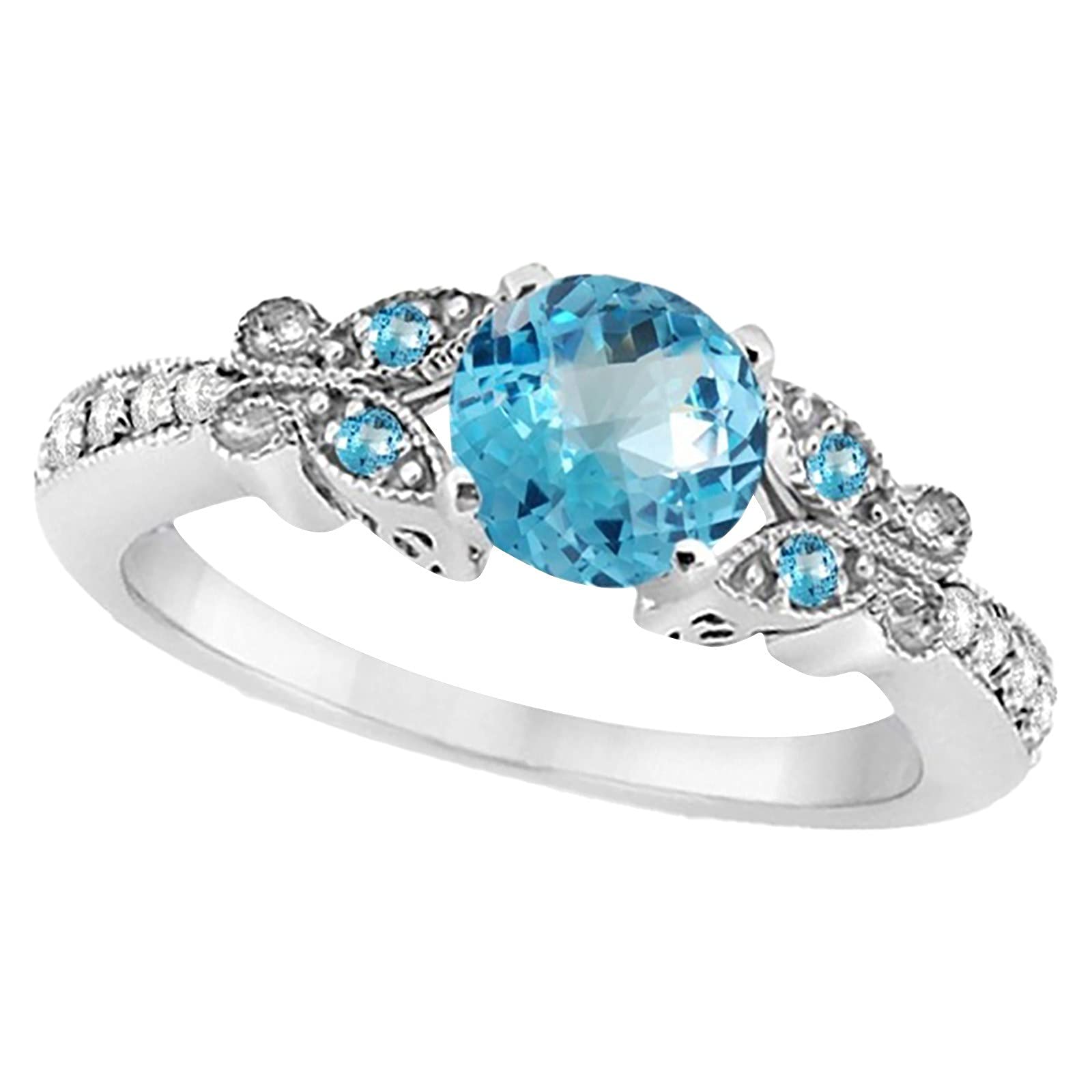 Reokoou Sterling Silver Zirconia Engagement Ring for Women - Elegant Wedding Band & Fashion Jewelry Gift for Her | Perfect for Proposals, Anniversaries, and Special Occasions