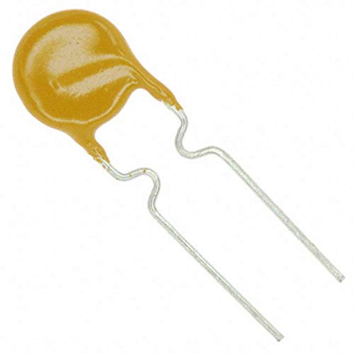 PTC Resettable Fuse 60V 300mA Radial Lead MF-R030 (Pack of 100) - Overcurrent Protection for Circuit Boards, Power Supplies & Electronic Devices