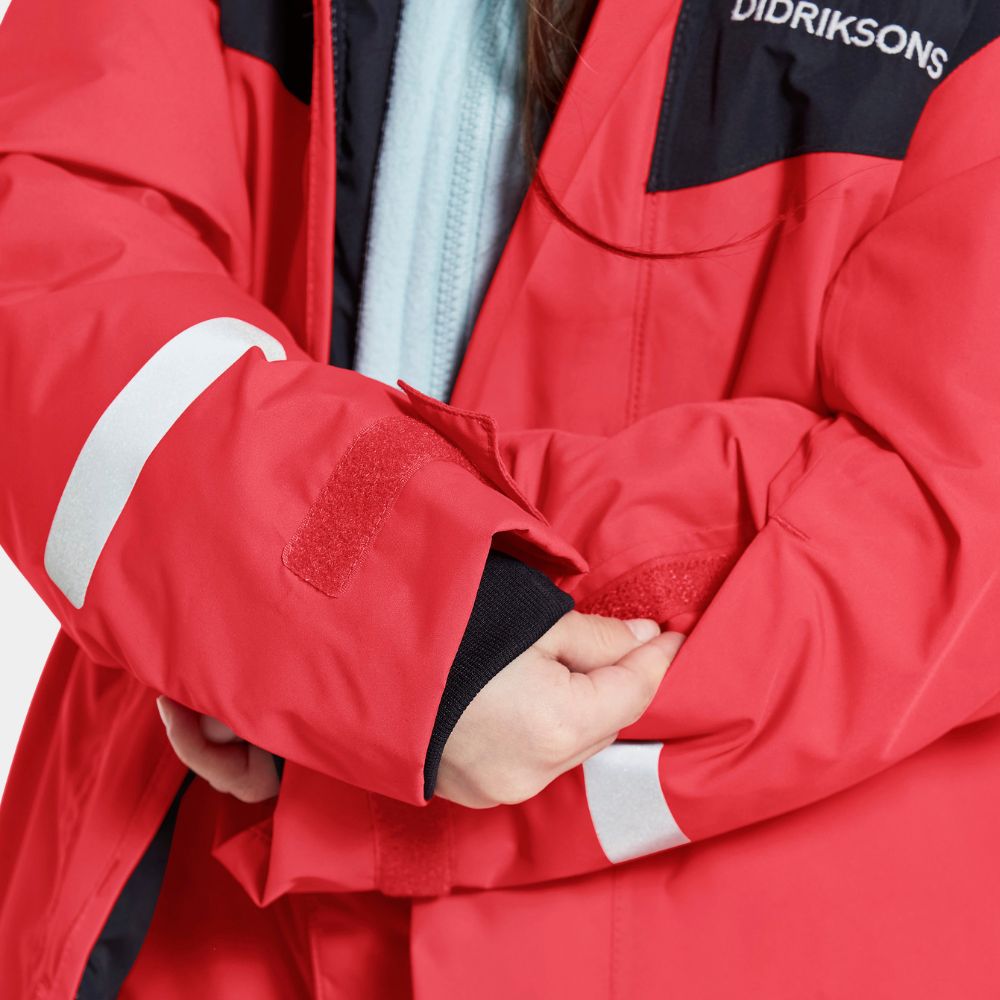Didriksons Skare Kids Ski Jacket & Pants Set - Waterproof Winter Snowsuit for Boys & Girls, Insulated Warm Skiwear in Modern Pink - Perfect for Skiing, Snowboarding & Outdoor Winter Activities