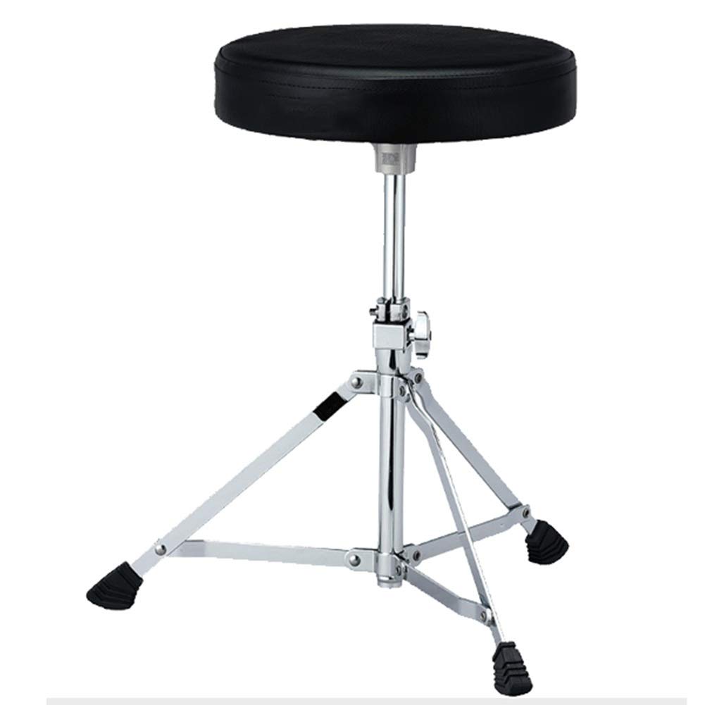 WEIYV Adjustable Hydraulic Drum Throne Stool - Round Saddle Seat for Electronic Drums, Jazz Drums & Practice - Height-Adjustable Drum Chair for Adults & Kids - Perfect for Home Studios, Live Performances & Music Lessons