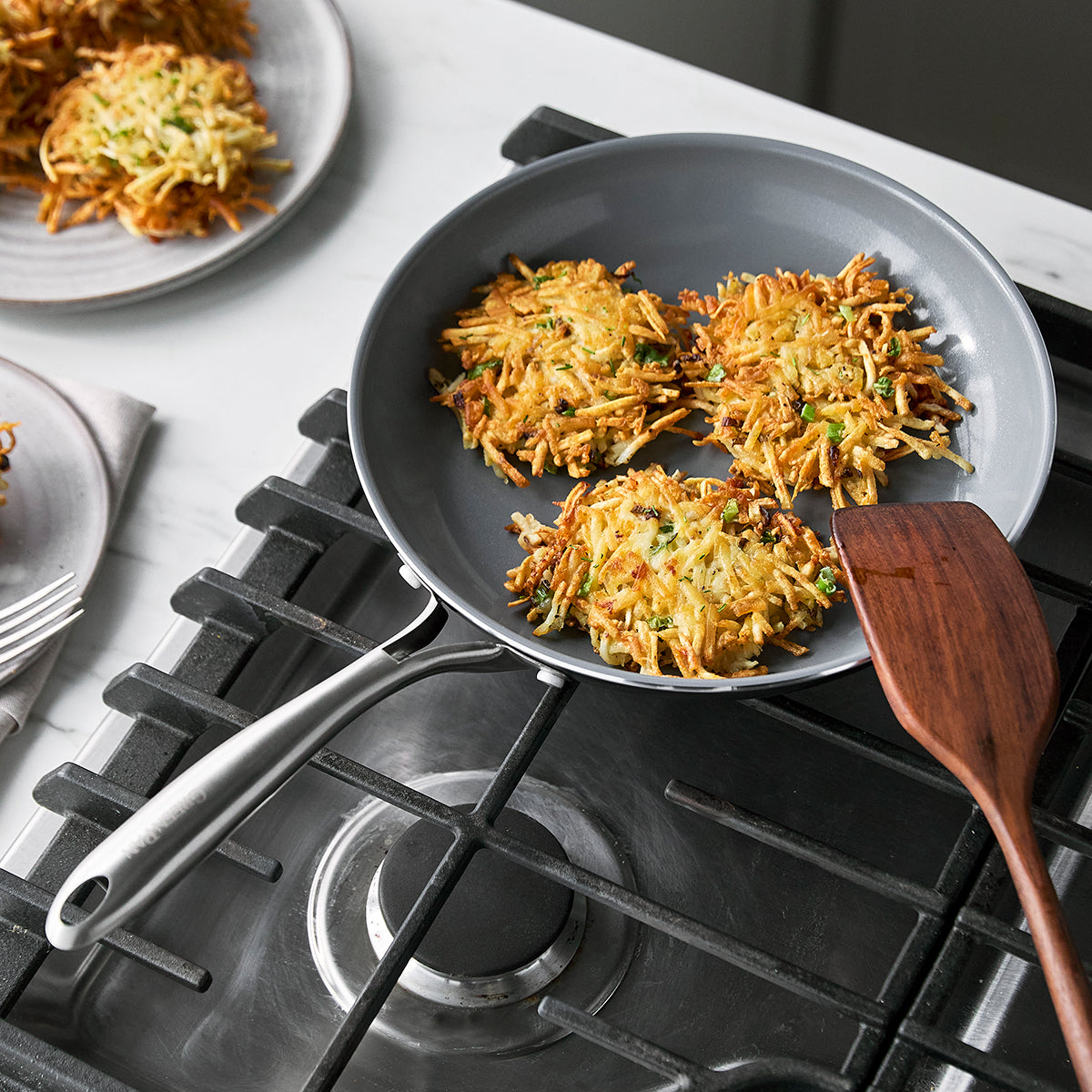 Swift Ceramic Nonstick 8-Inch Fry Pan - Healthy Cooking Skillet for Eggs, Pancakes & Stir Fry | Perfect for Home Kitchen & Camping