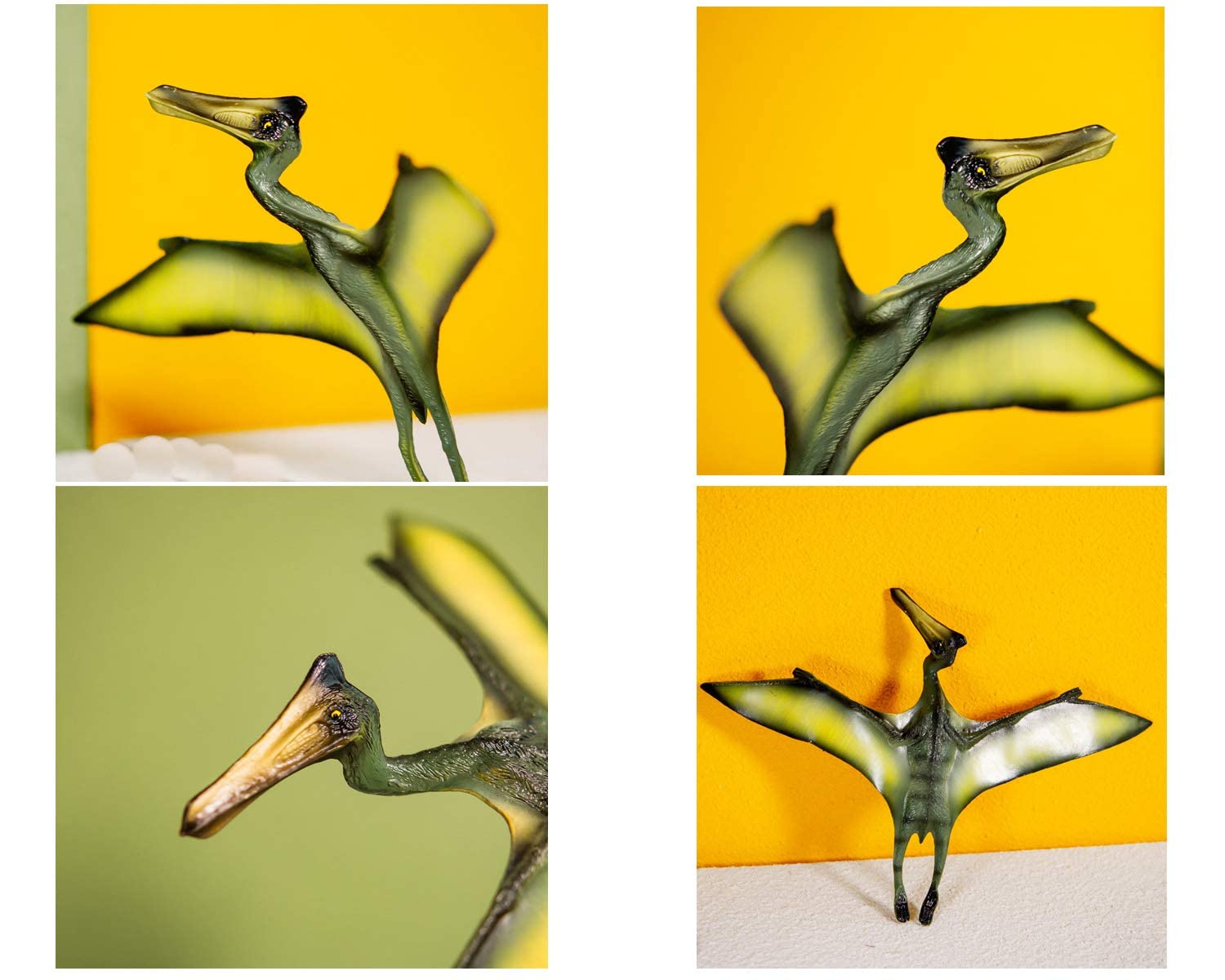 Gemini & Genius 3-Piece Pterodactyl Action Figure Set - Realistic Flying Dinosaur Toys, Pteranodon & Pterosaur Models for Kids - Perfect for Birthday Cakes, Dino Parties & Educational Play